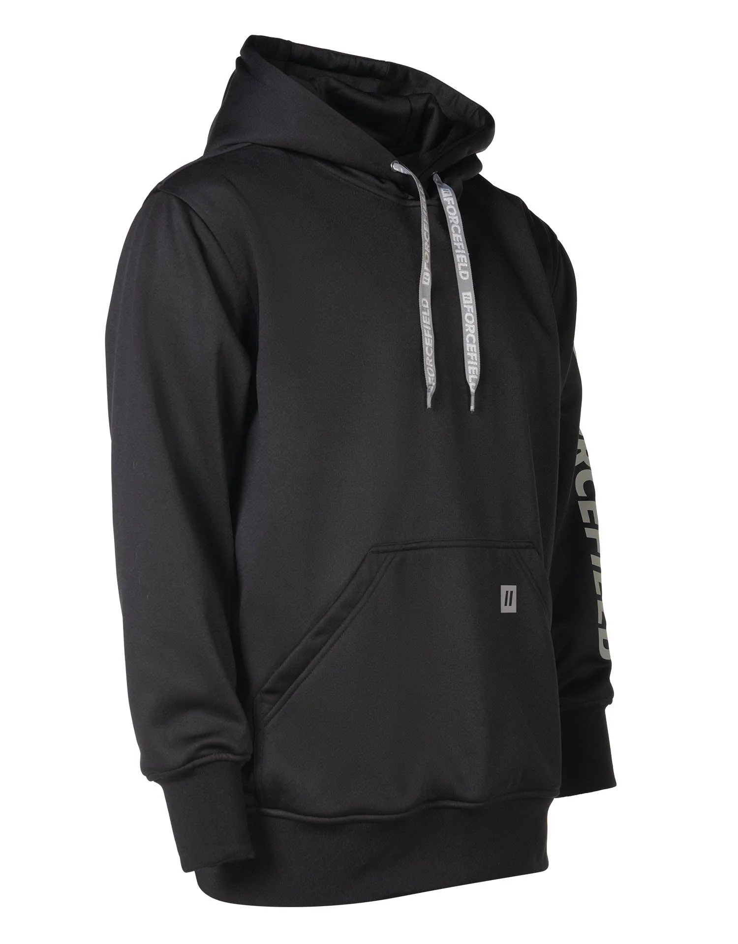 Forcefield Black Pullover Forcefield Logo Sleeve Graphic Hoodie - Image 2