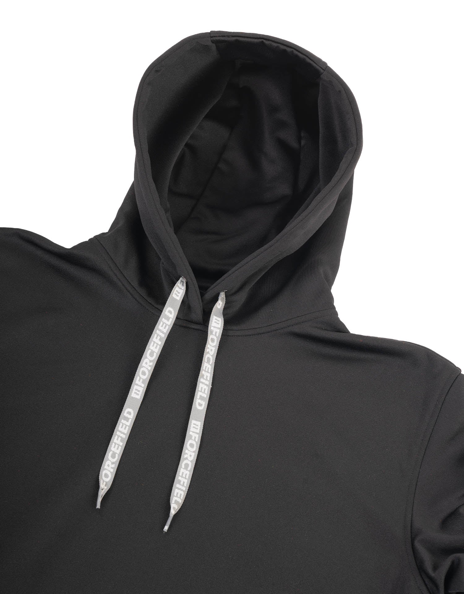 Forcefield Black Pullover Forcefield Logo Sleeve Graphic Hoodie - Image 4