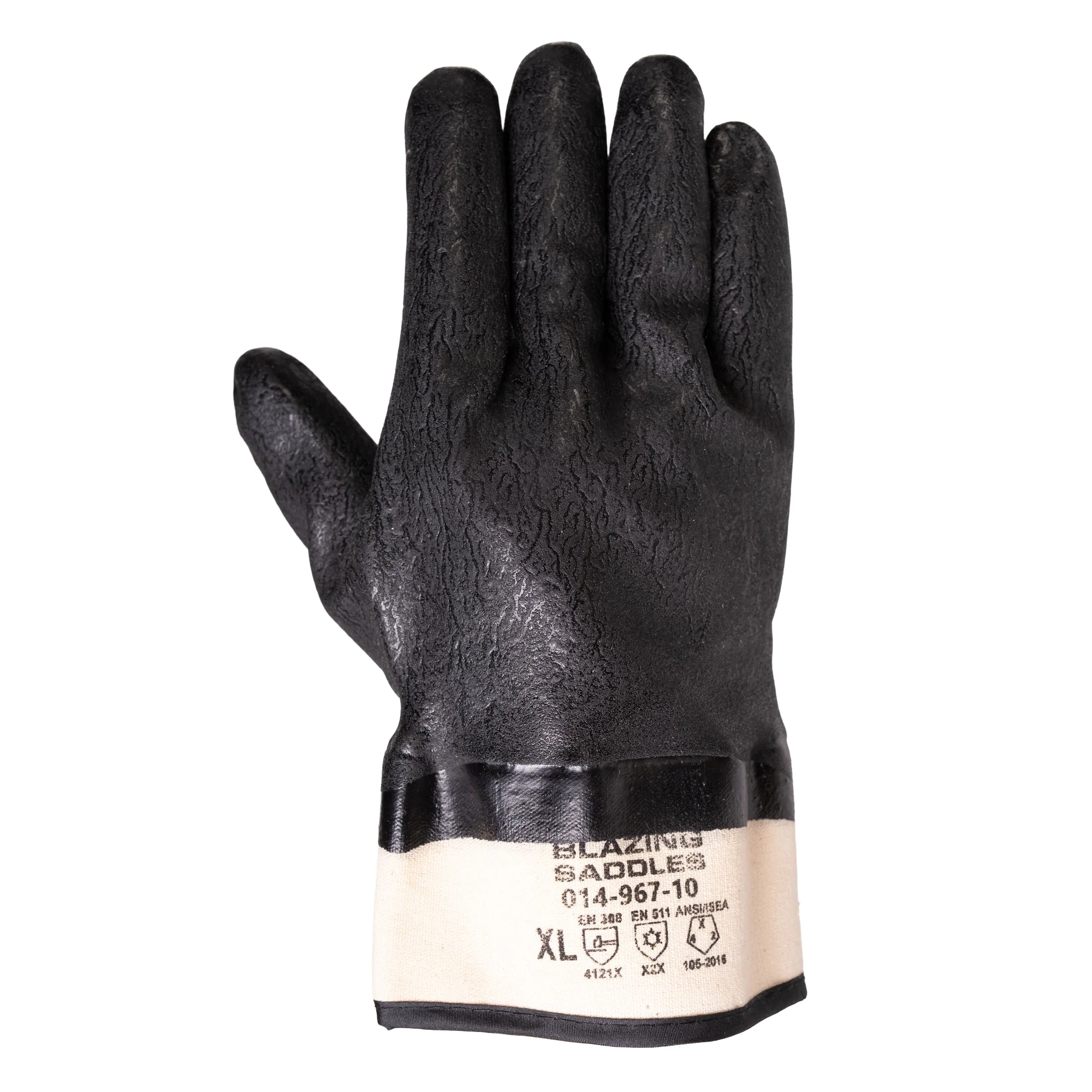 Forcefield “Blazing Saddles” Double-Dipped Nitrile/PVC Coated Gloves  - Image 2