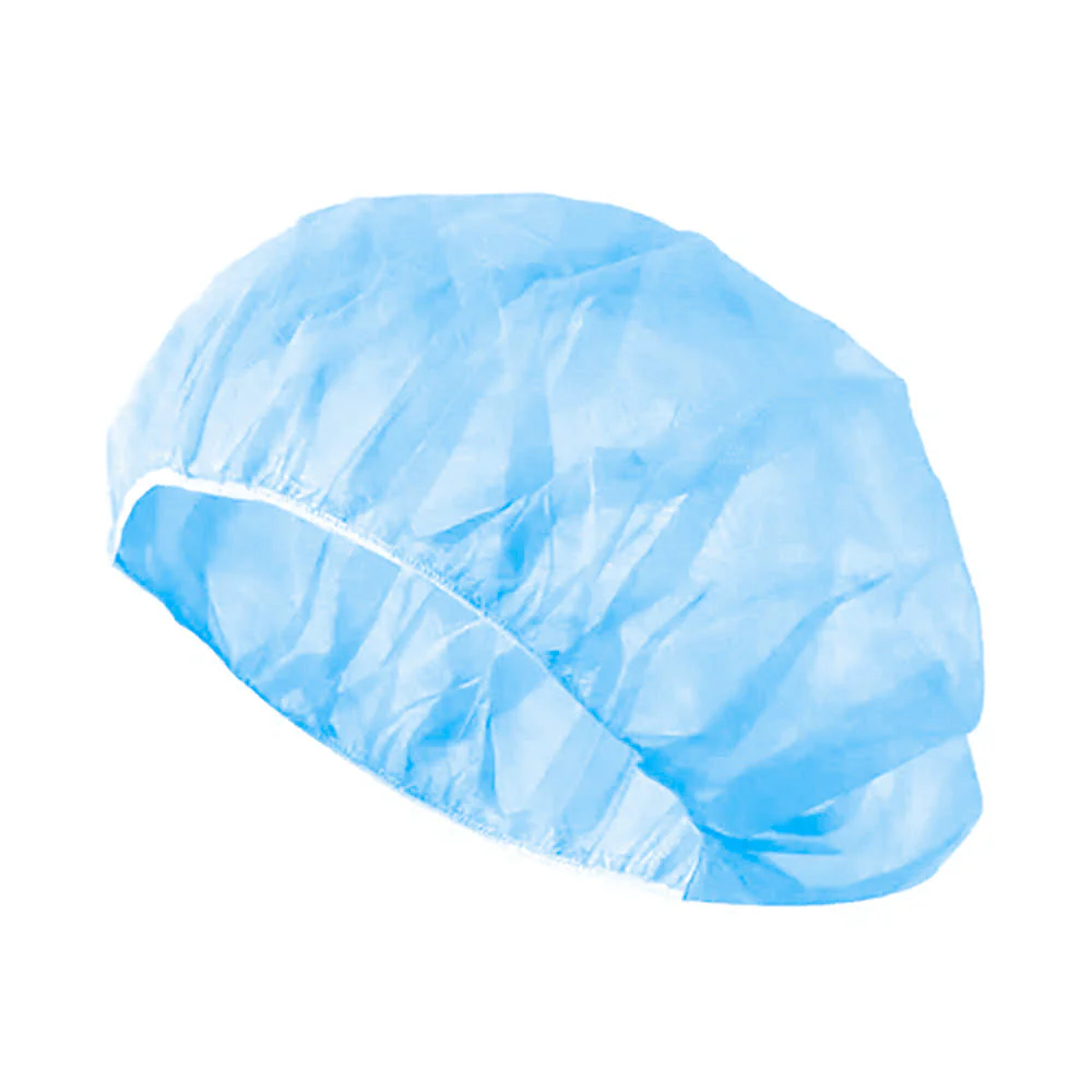 Forcefield Bouffant Caps, White Polypropylene, 100 per bag - Image 4
