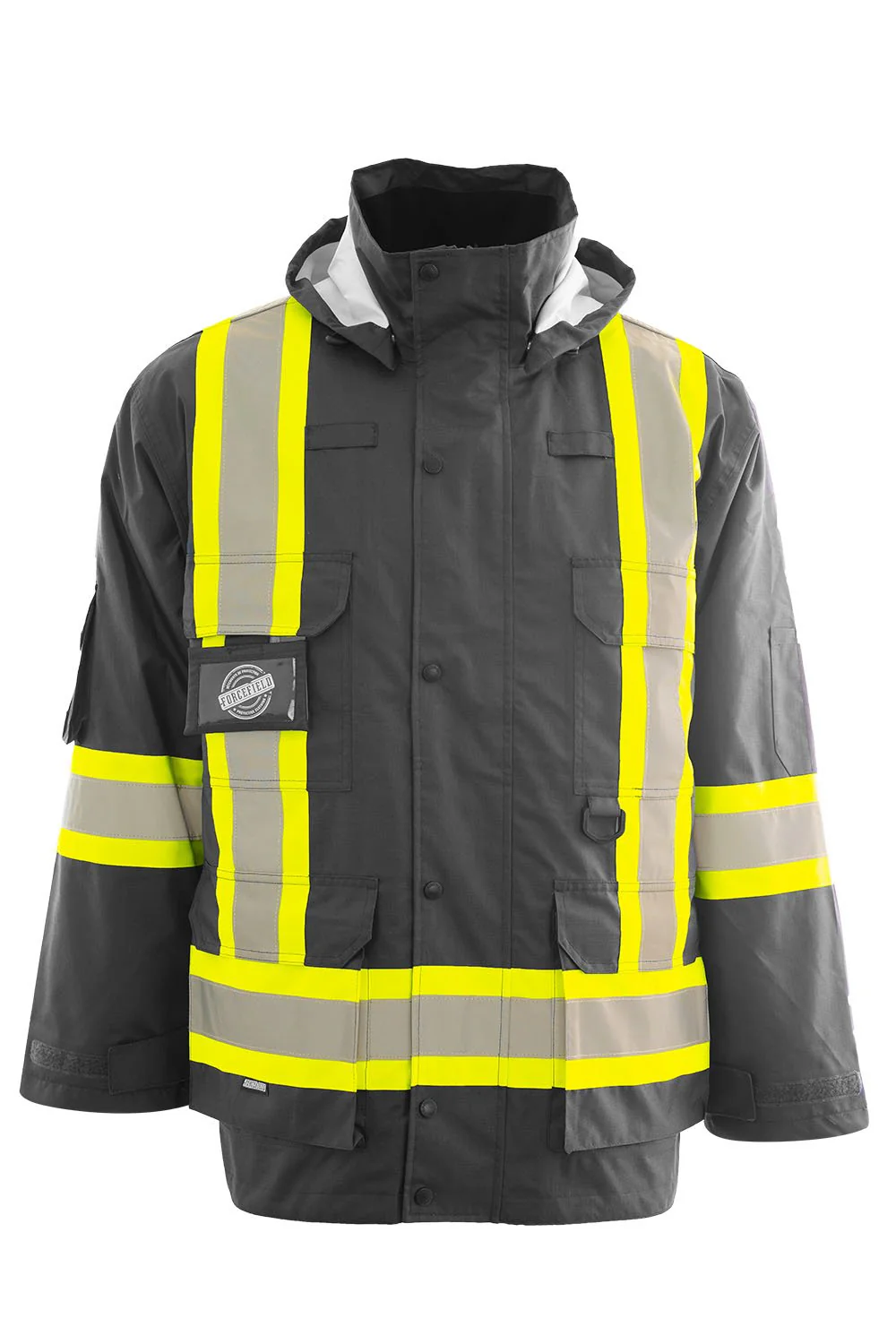 Forcefield Custom Printed Re-Engineered 4-in-1 Hi Vis Safety Parka - Image 3