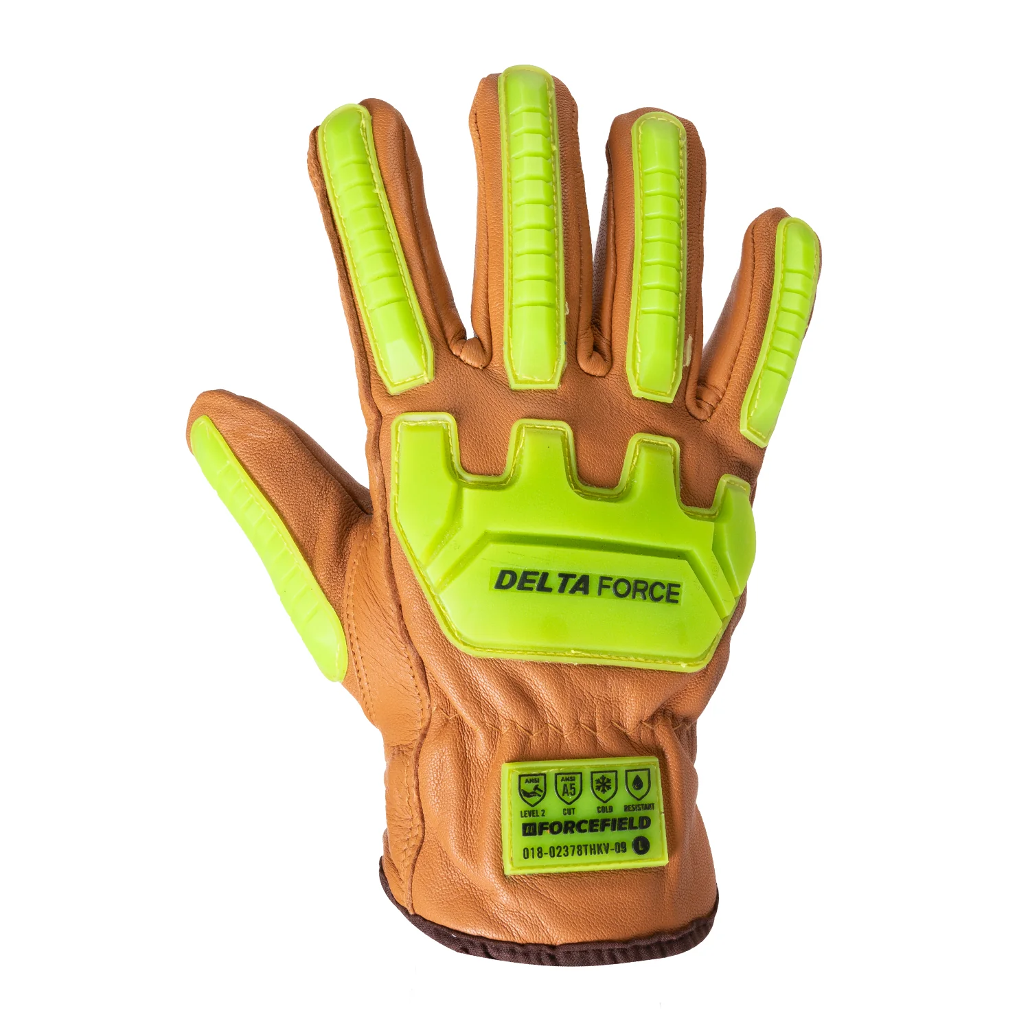 Forcefield Deltaforce Goatskin Kevlar and Thinsulate Lined Winter Impact Glove - Image 2