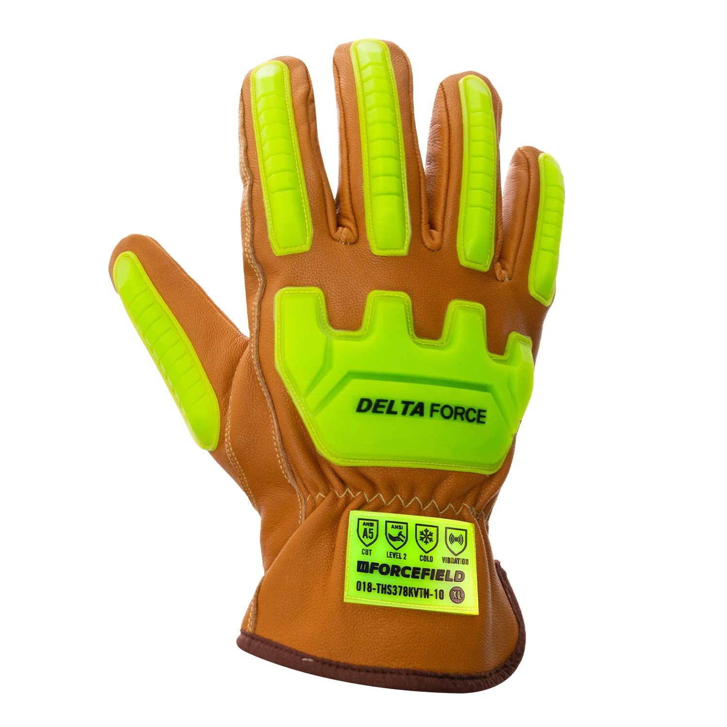 Forcefield Deltaforce Premium Cut Resistant Goatskin Winter Impact Glove with Thinsulate - Image 2