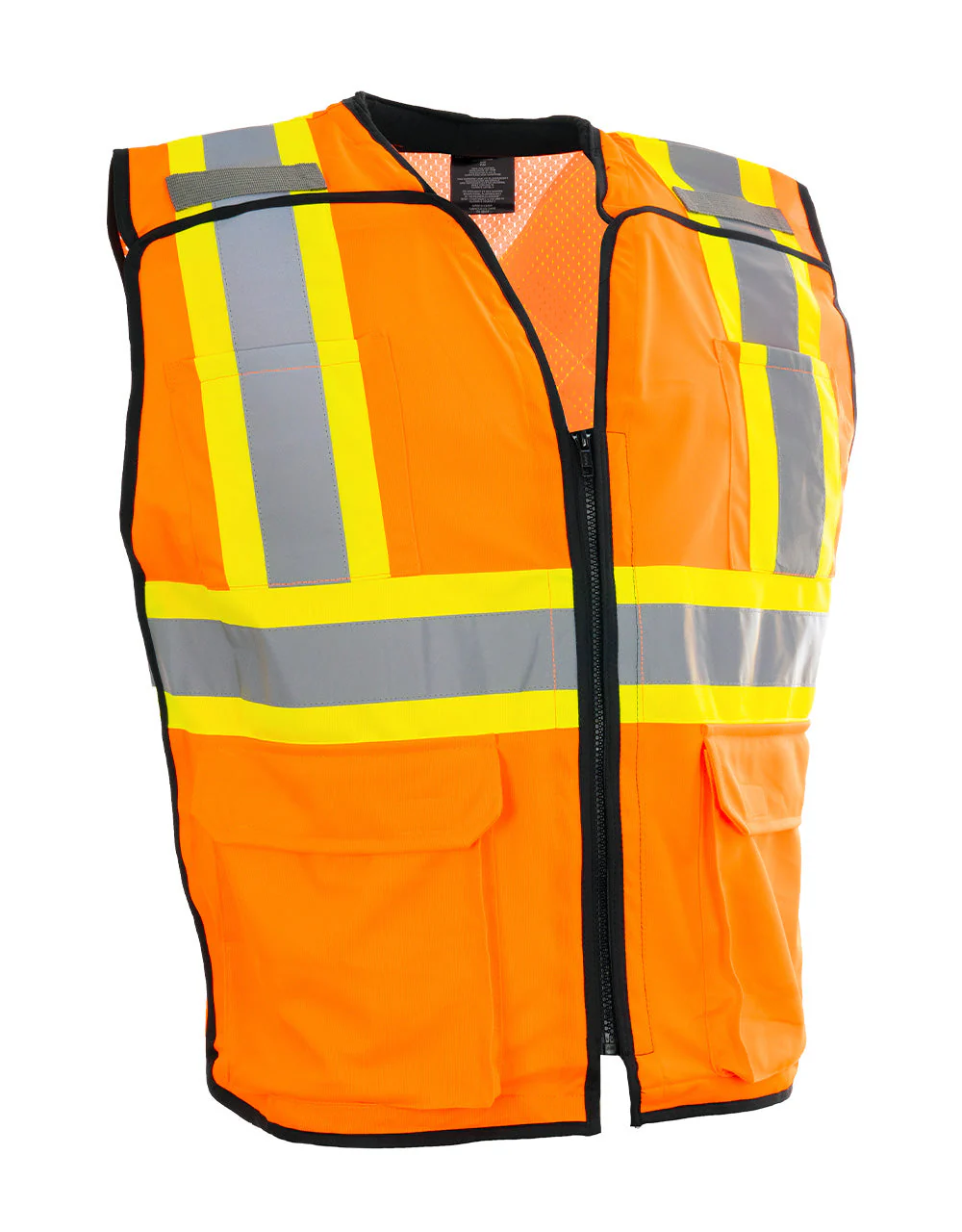 Forcefield Deluxe Zip-up Safety Vest 5 Point Tear-away - Image 3