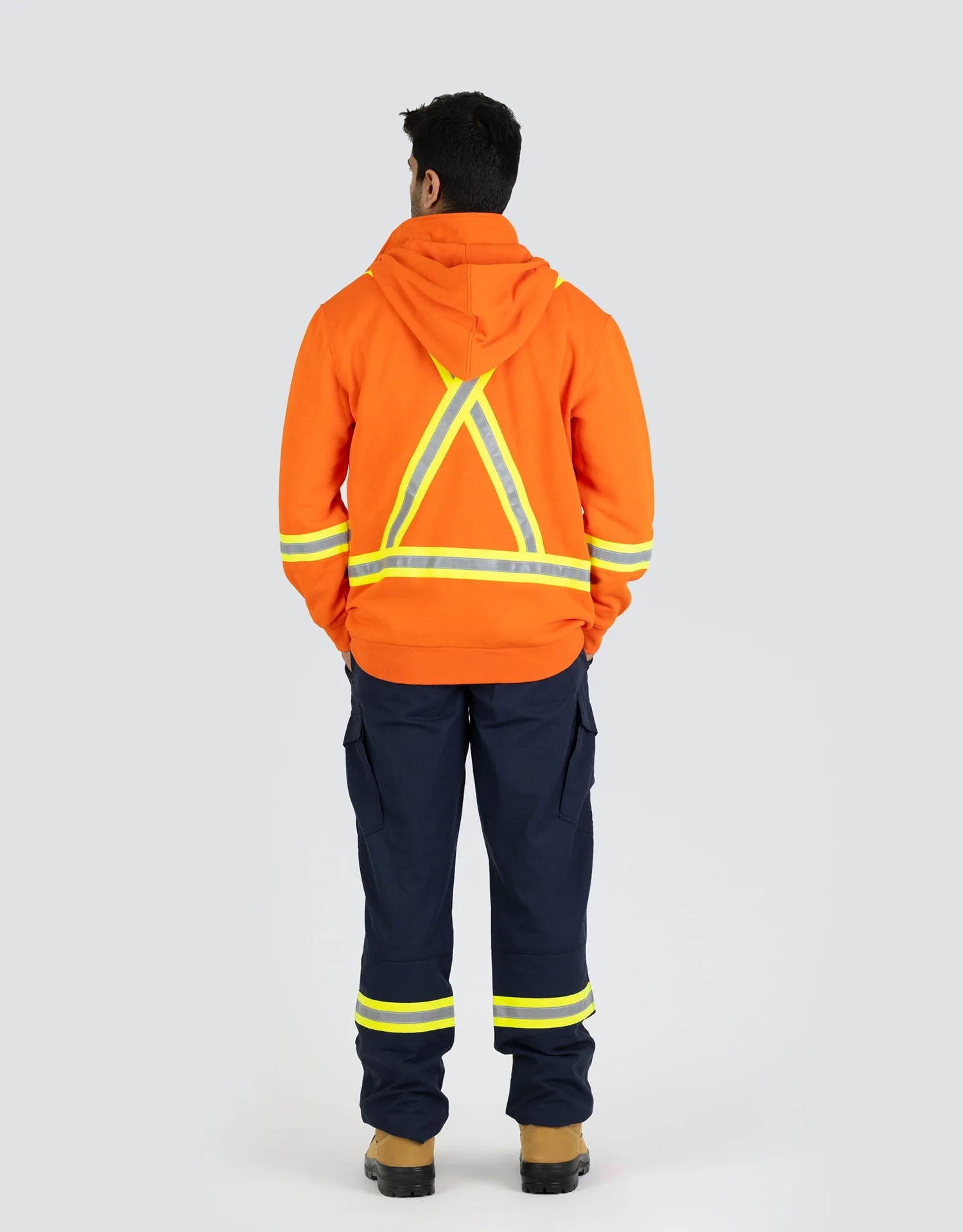 Forcefield Inherent Flame-Resistant 12oz Fleece Hoodie with Detachable Hood - Image 5