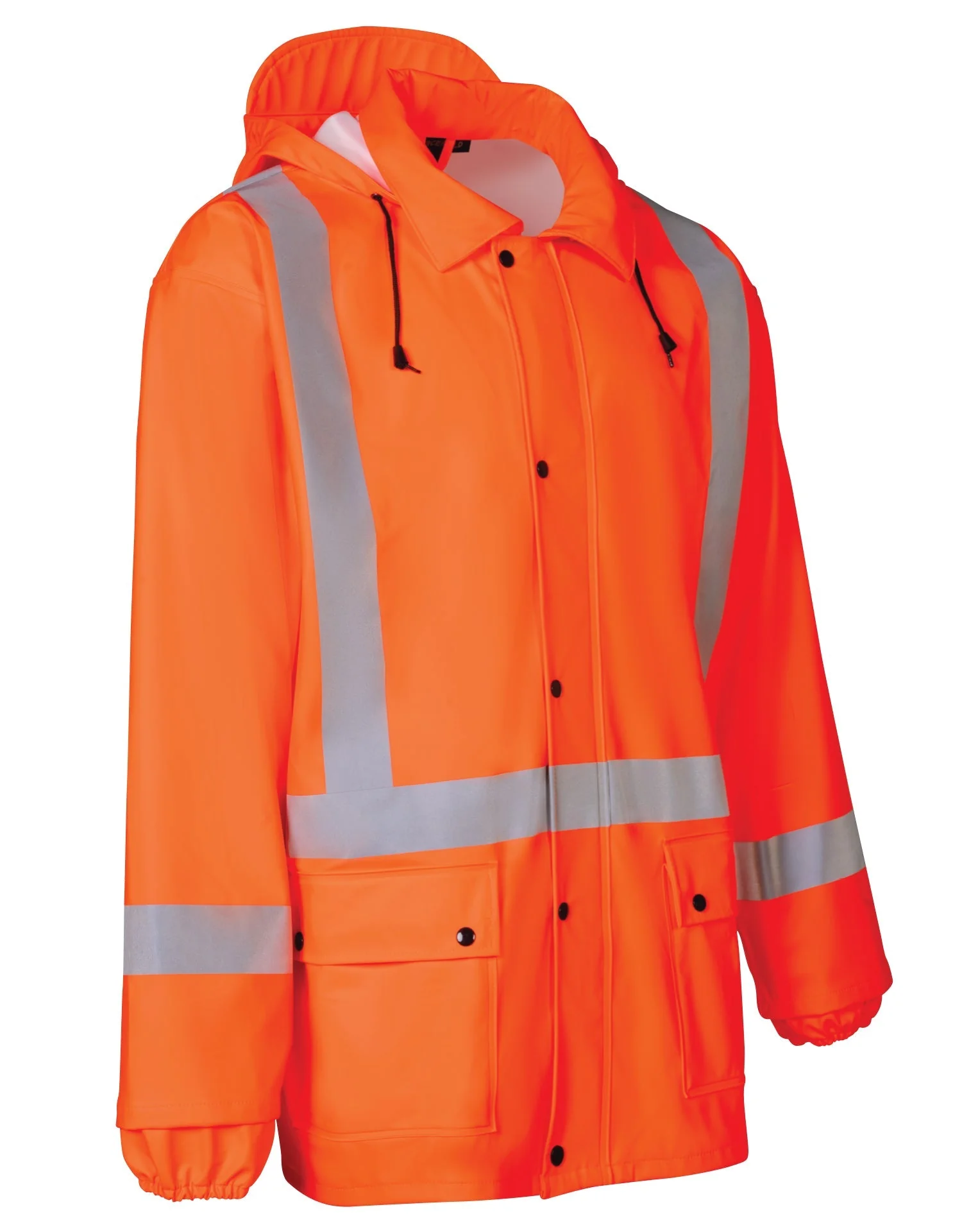 Forcefield Lightweight Fire Resistant (FR) Hi-Vis Safety Rain Jacket - Image 6