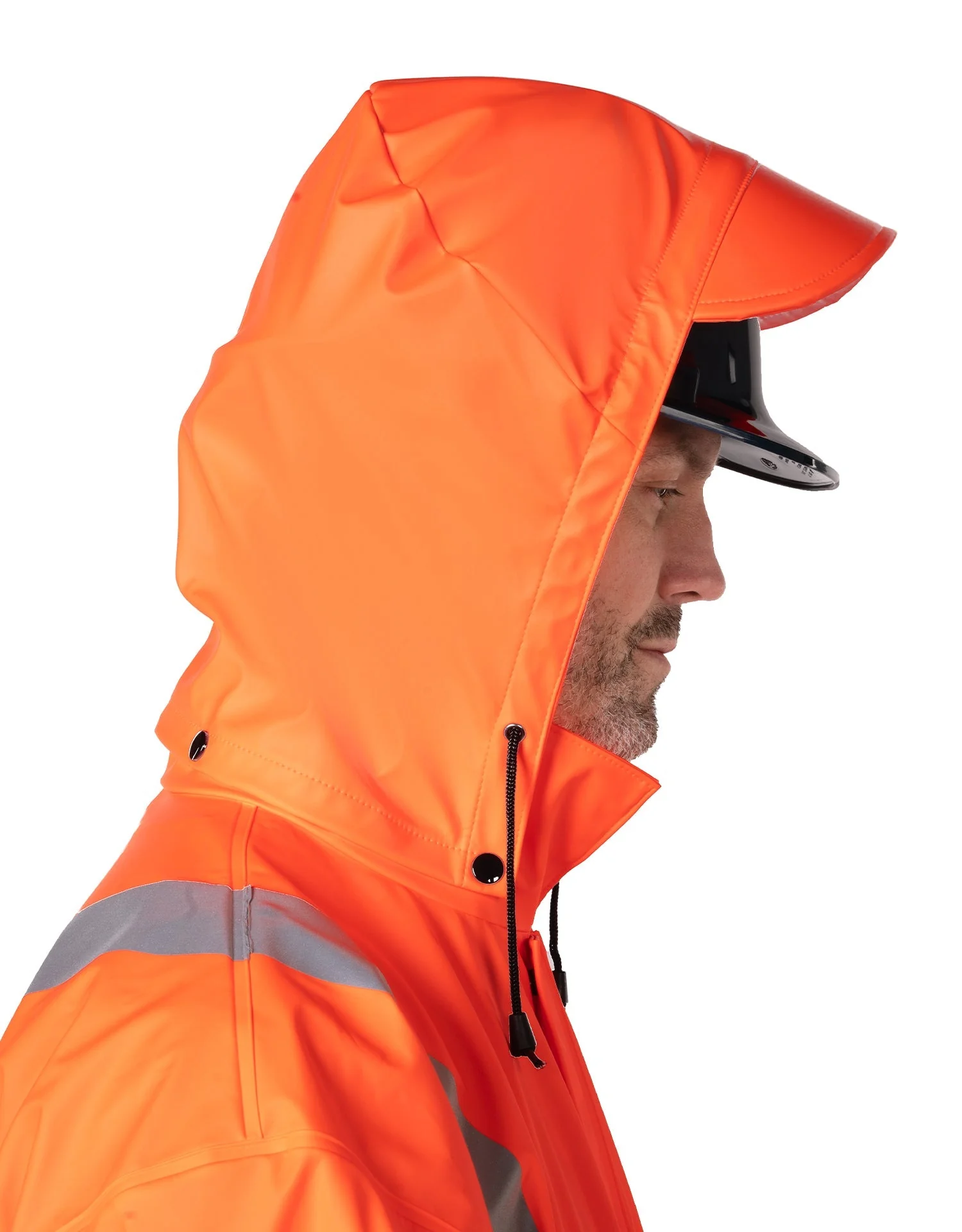 Forcefield Lightweight Fire Resistant (FR) Hi-Vis Safety Rain Jacket - Image 8