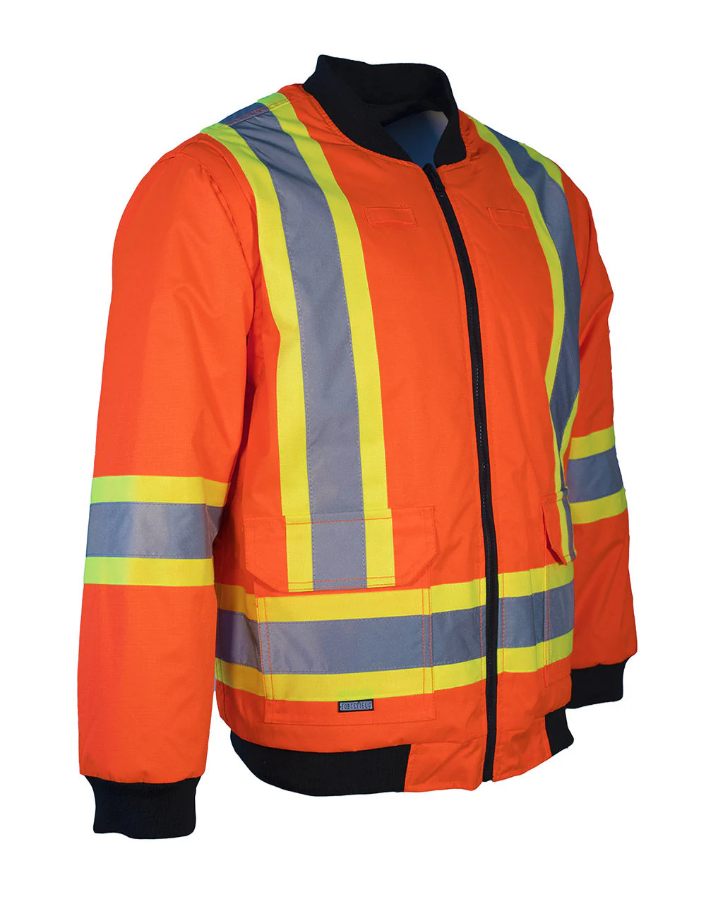 Forcefield 7-in-1 Hi Vis Safety Parka (All Orange) - Image 3