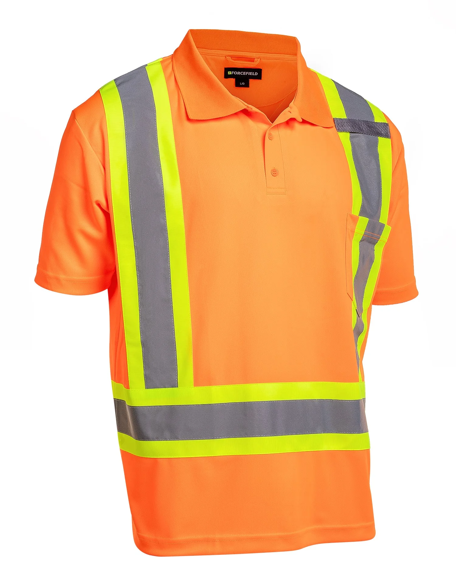 Forcefield Hi-Vis Ultra Soft Polo Tee - Image 5