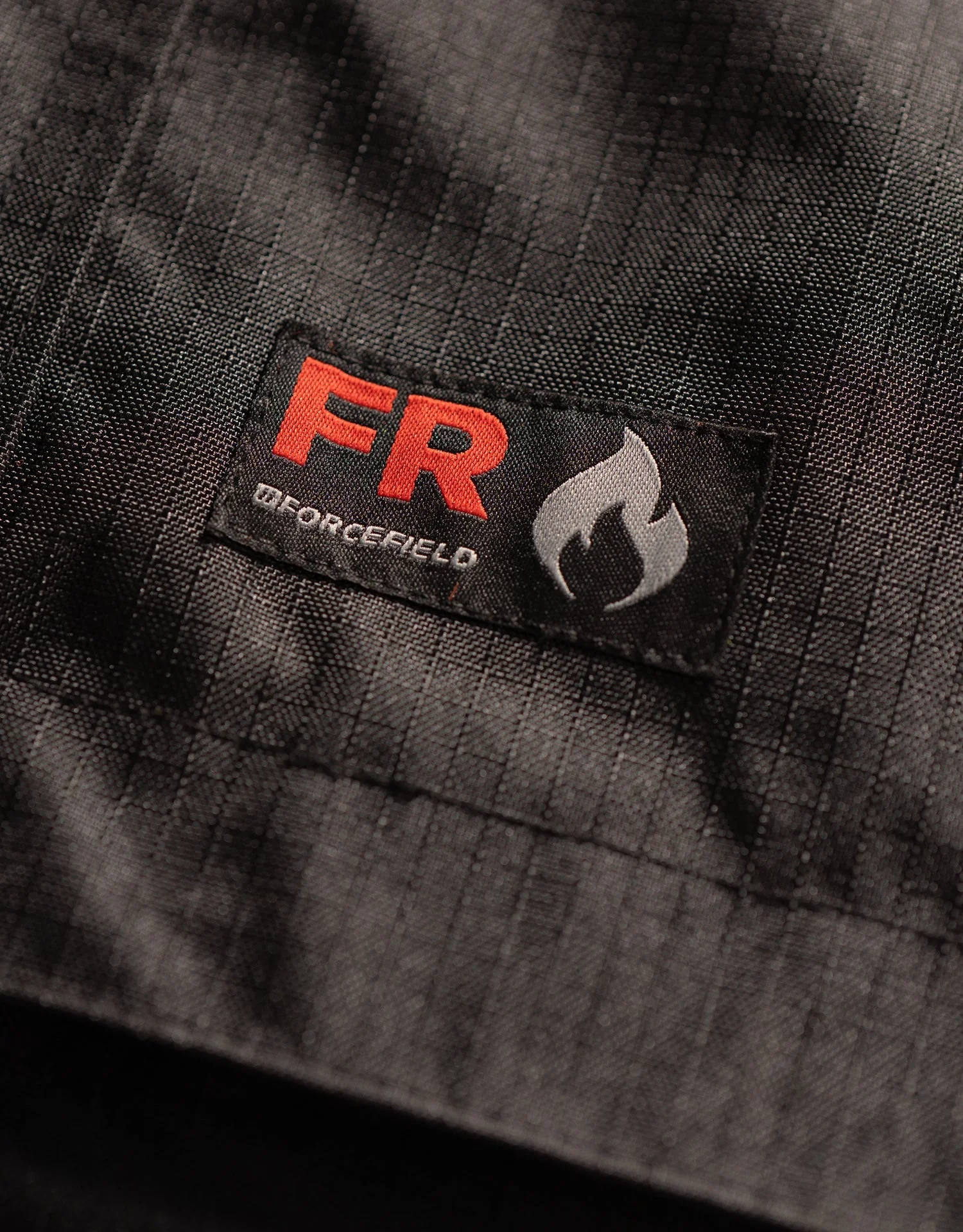 Forcefield Hi-Vis Black Flame-Resistant (FR) Ripstop Light Weight Jacket - Image 3