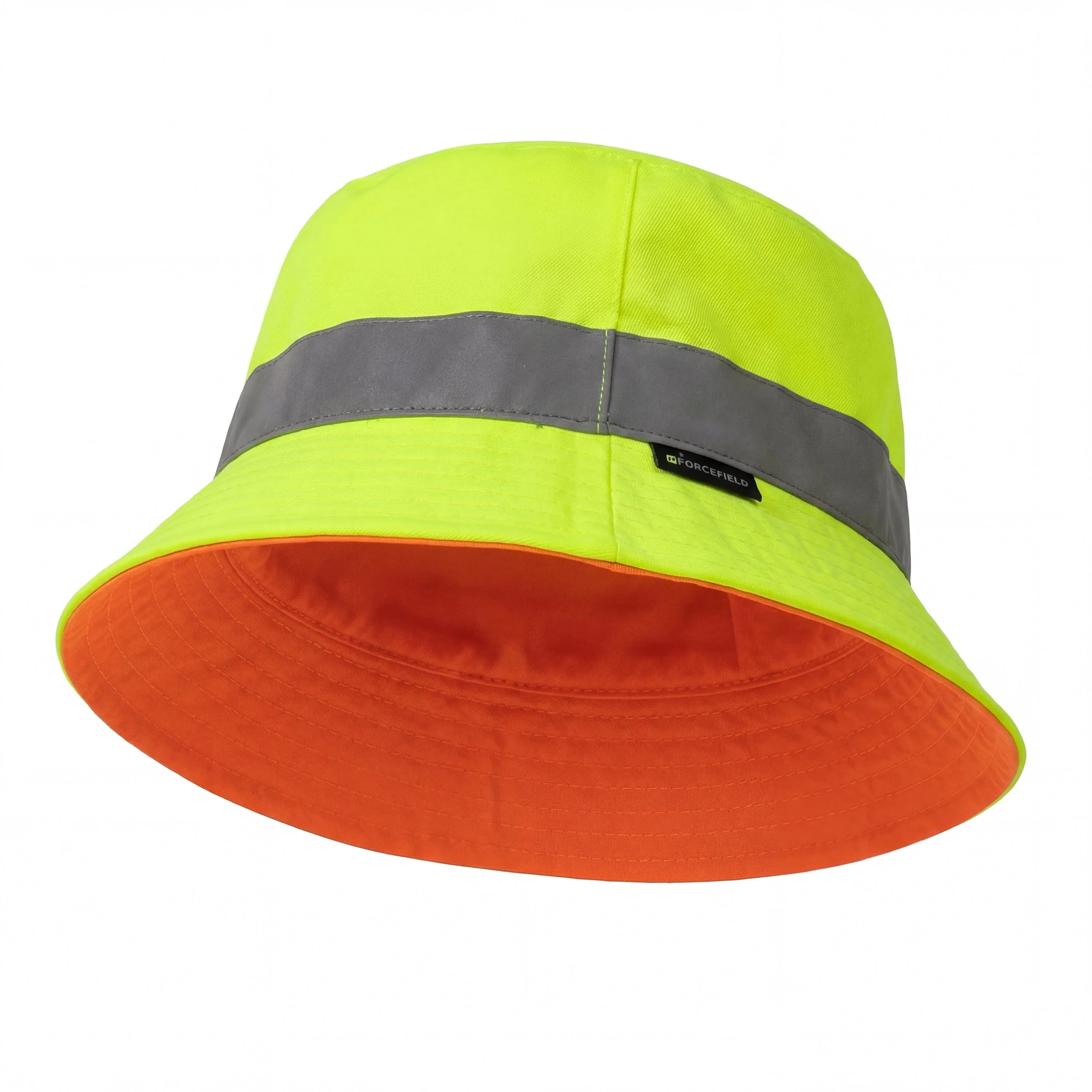 Forcefield Hi Vis Bucket Hat with Reflective Detail - Image 2