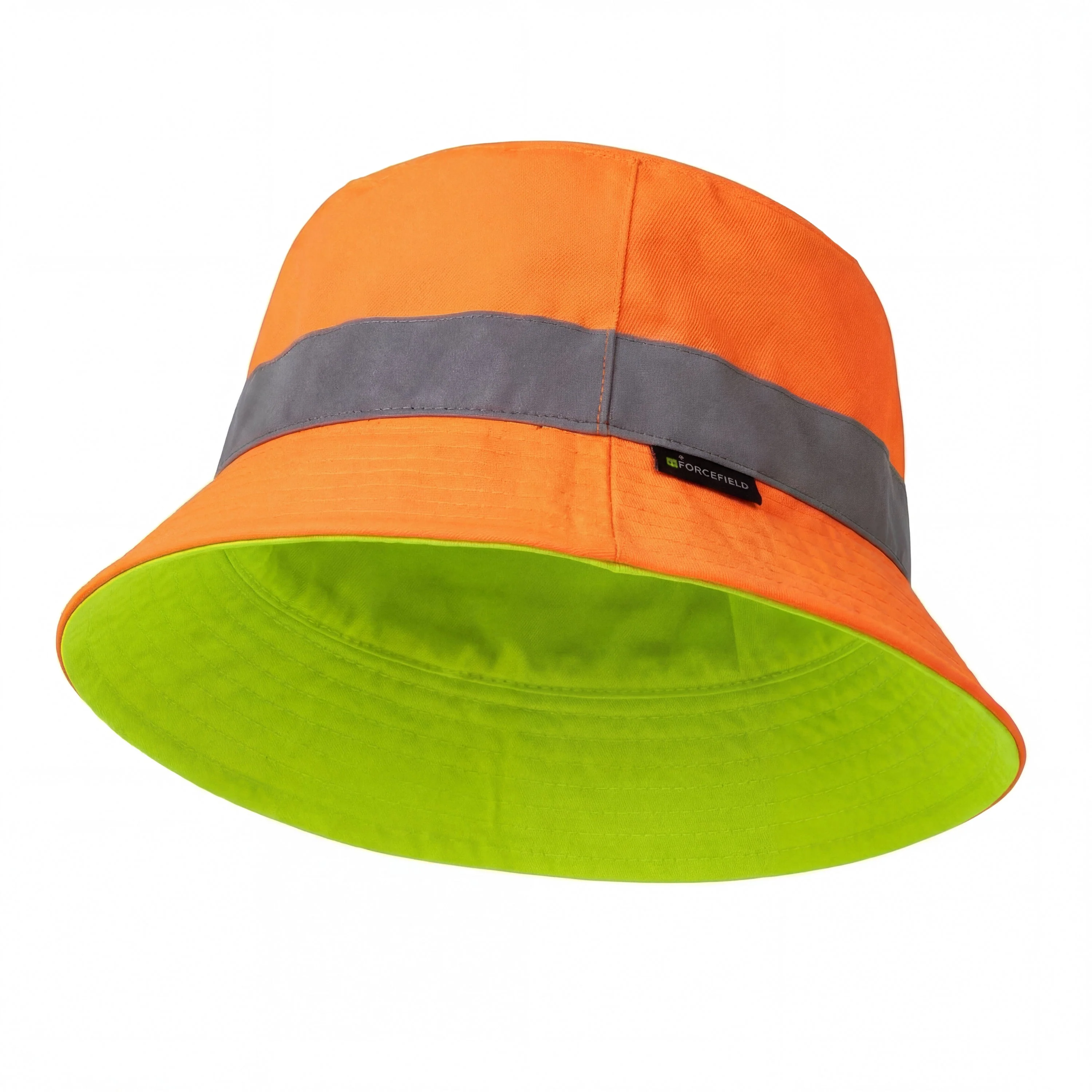 Forcefield Hi Vis Bucket Hat with Reflective Detail - Image 5