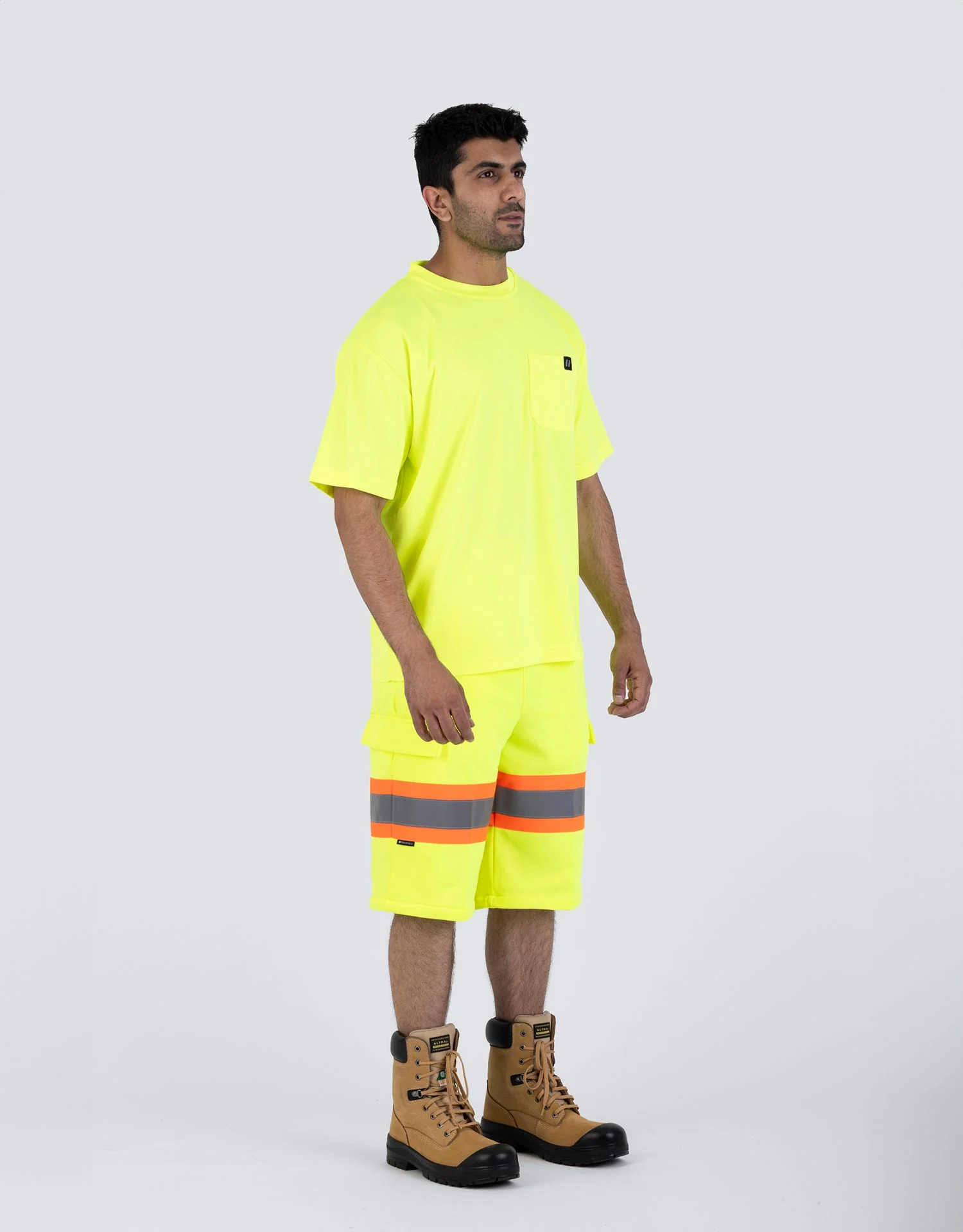 Forcefield Hi Vis Cargo Shorts - Image 3