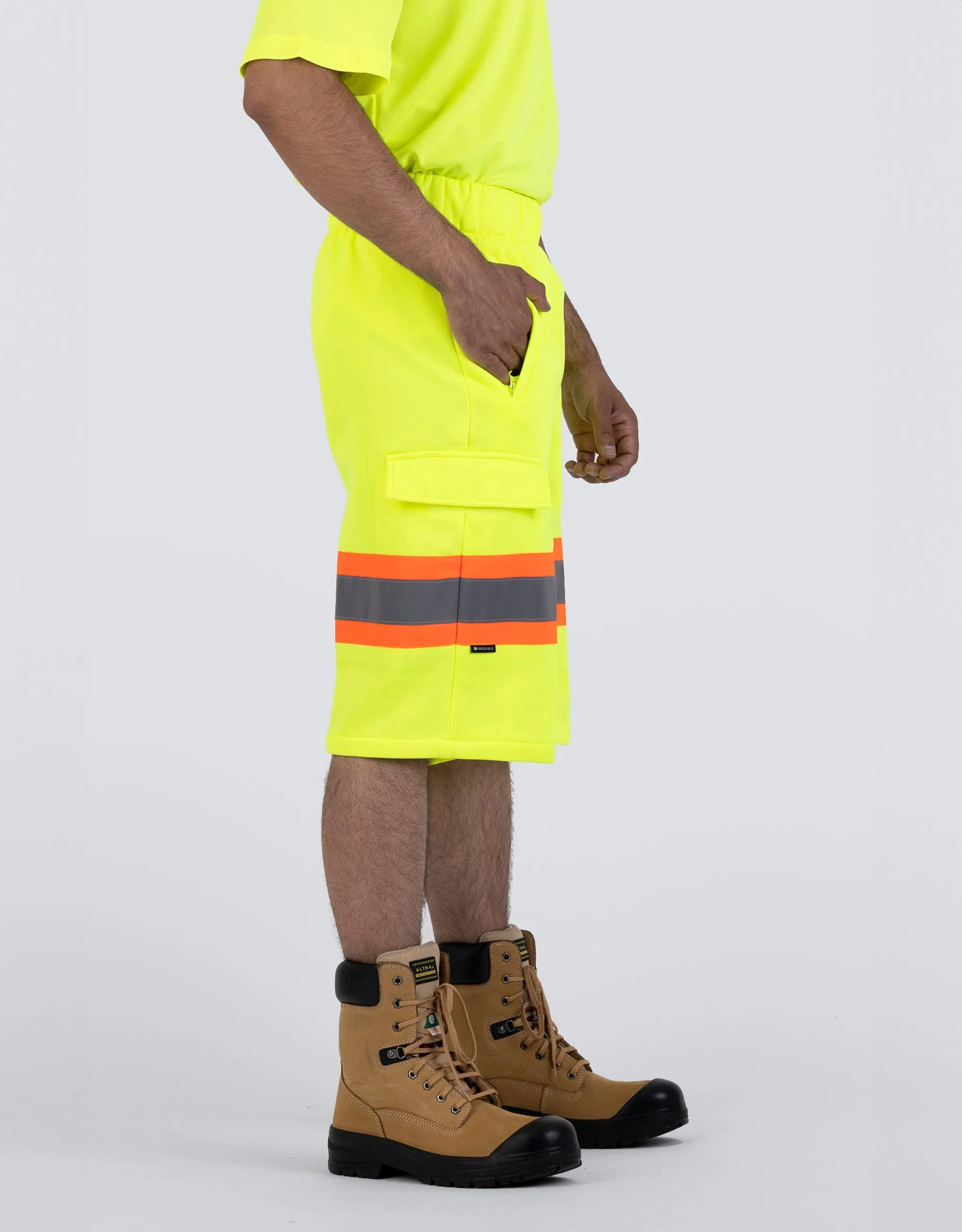 Forcefield Hi Vis Cargo Shorts - Image 4