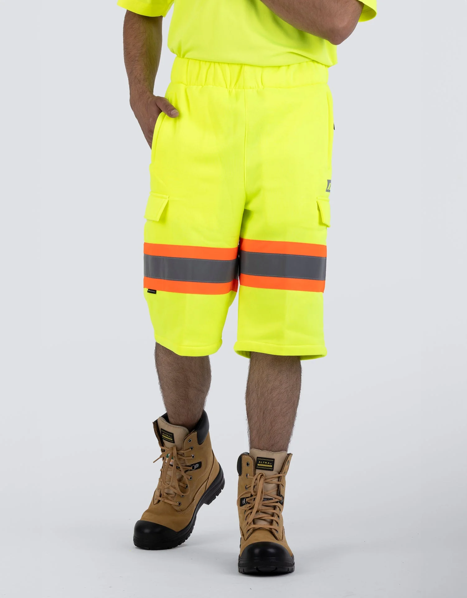 Forcefield Hi Vis Cargo Shorts - Image 6