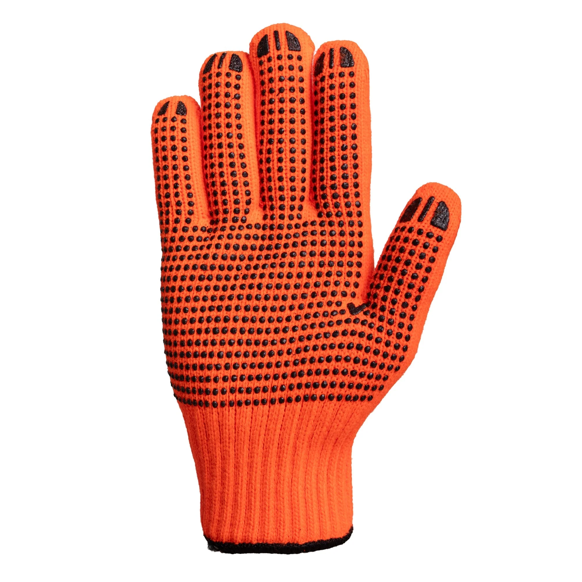 Forcefield Hi Vis Dotted Grip Knit Work Gloves - Image 2