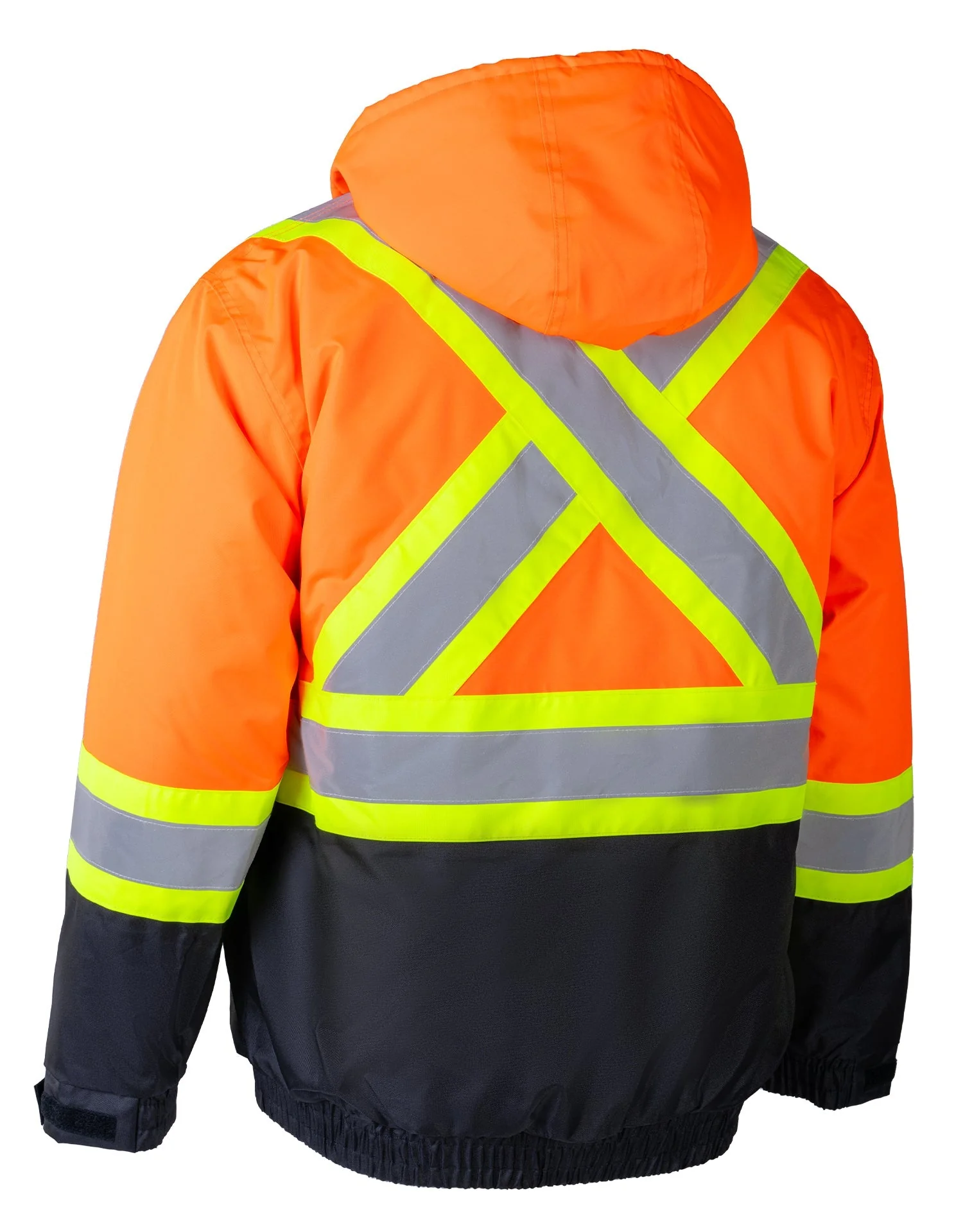 Forcefield Hi Vis Aviator Lined Bomber Jacket - Image 3