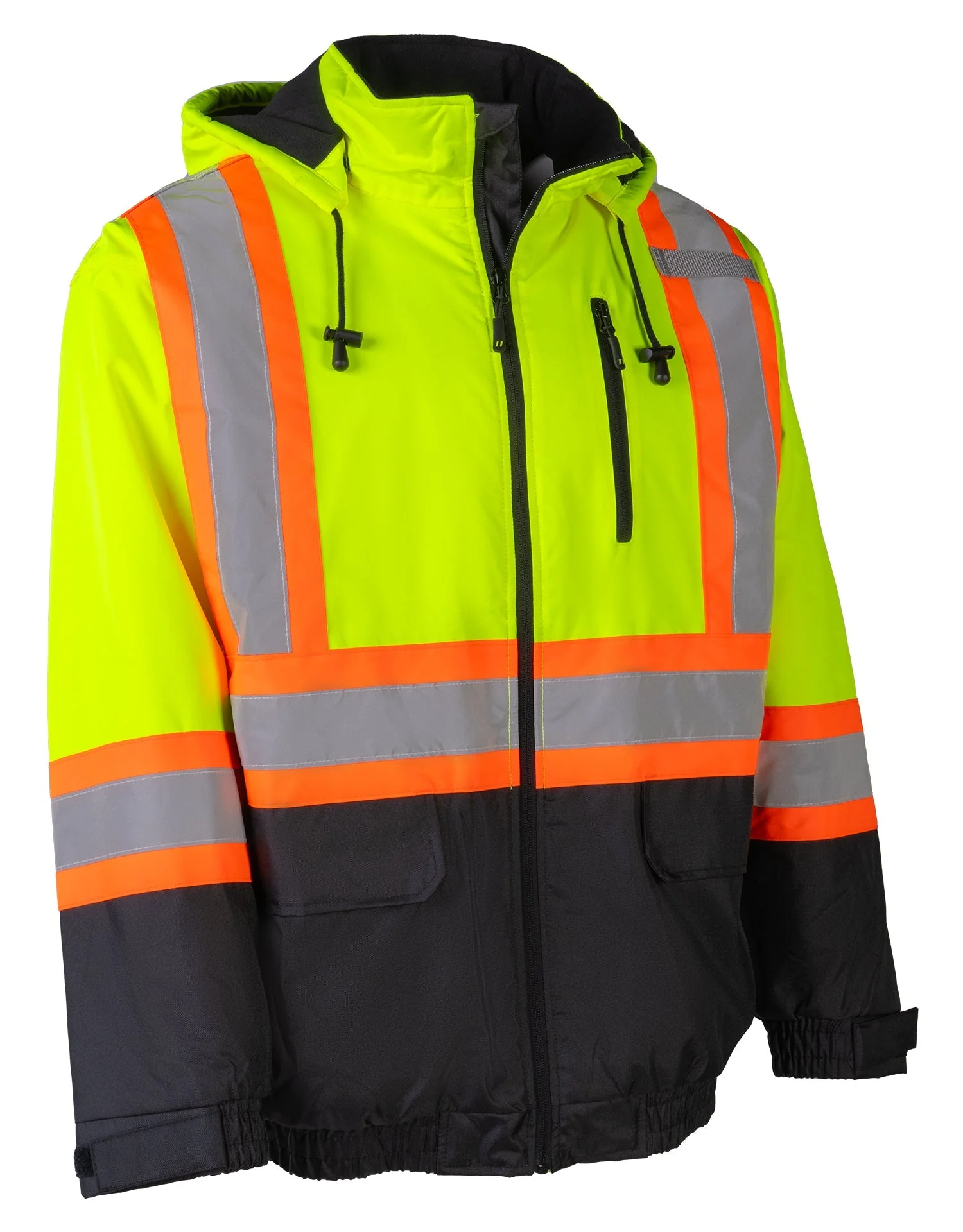 Forcefield Hi Vis Aviator Lined Bomber Jacket - Image 6