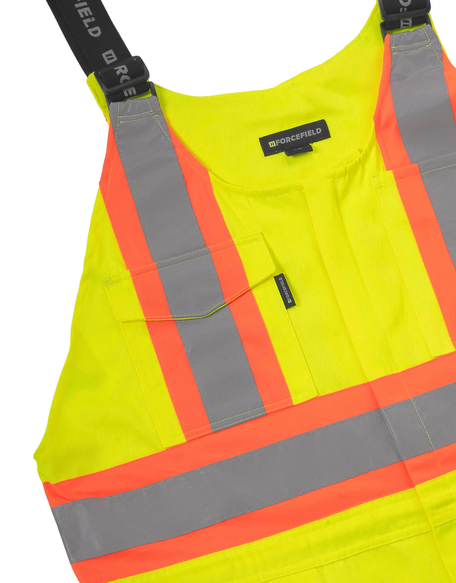 Forcefield Hi Vis Lime Unlined Safety Overall - Image 2