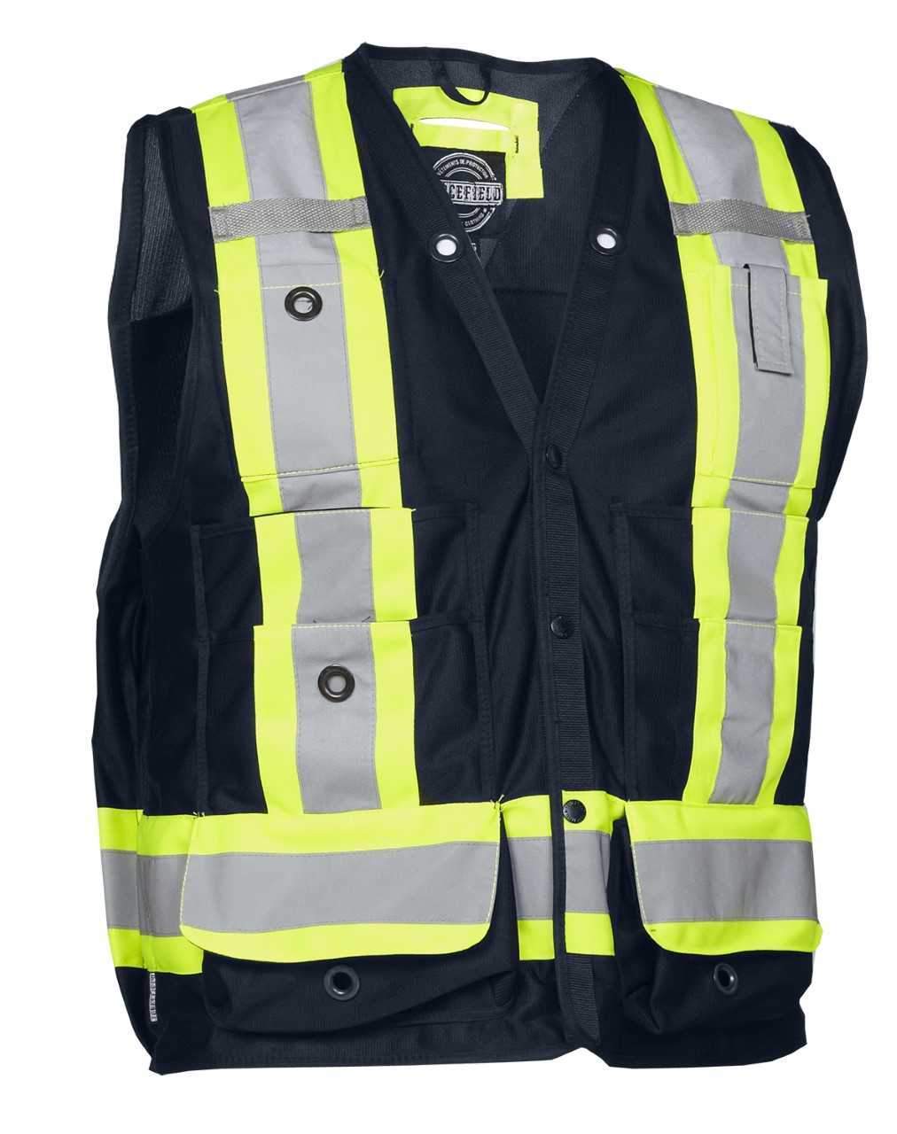 Forcefield Hi Vis Safety Surveyor's Vest - Image 10