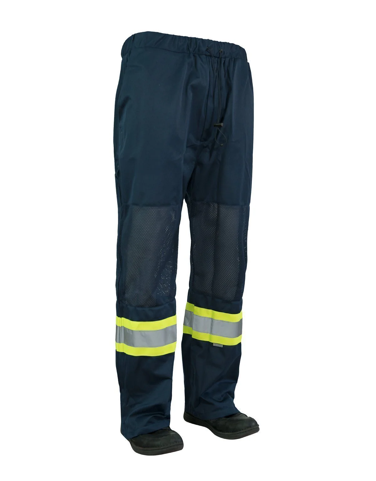 Forcefield Hi Vis Safety Tricot Traffic Pants with Vented Legs and Elastic Waist - Image 7