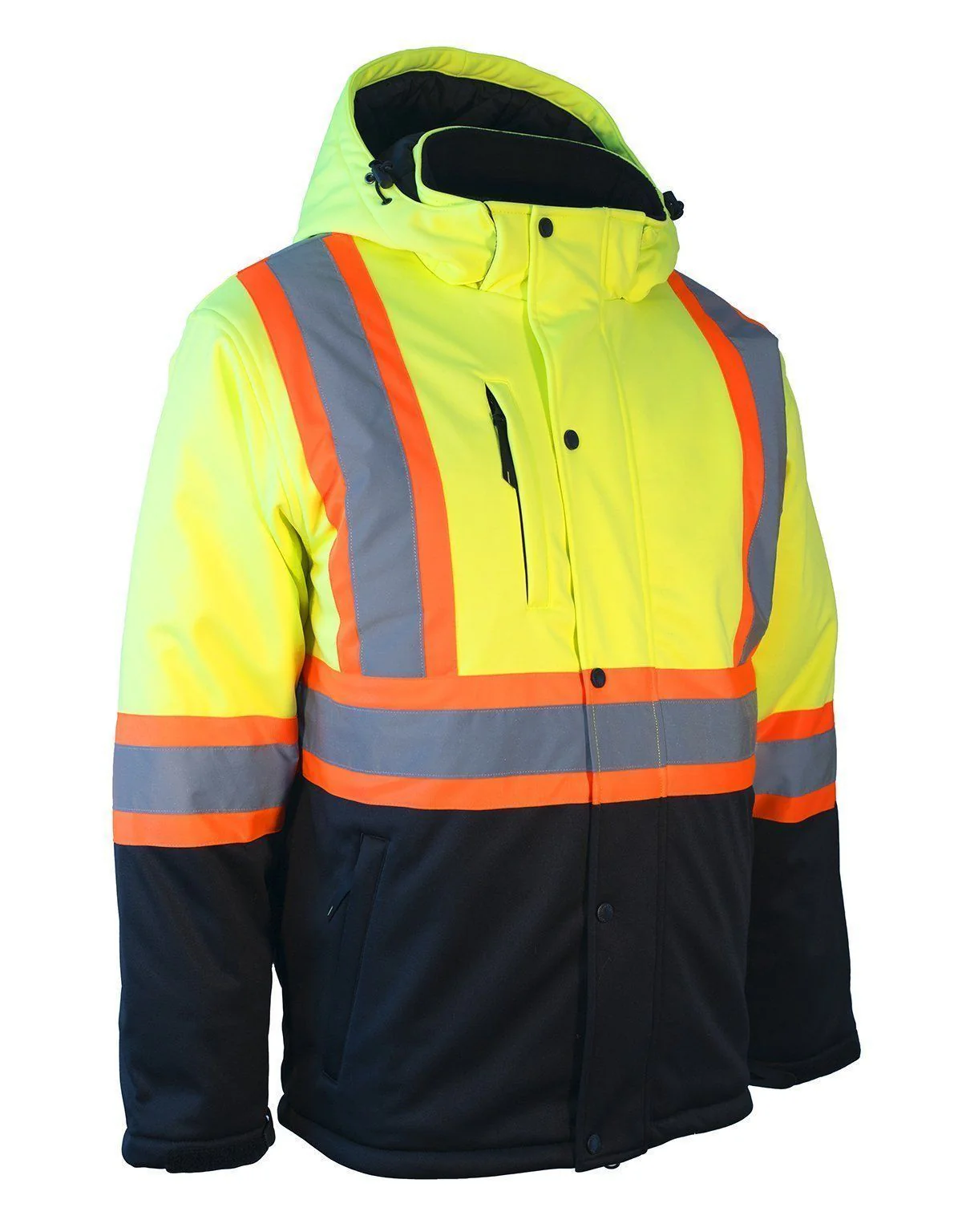 Forcefield Hi Vis Softshell Winter Safety Jacket - Image 3