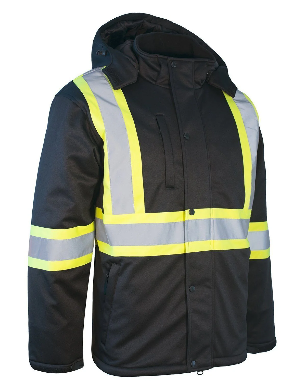 Forcefield Hi Vis Softshell Winter Safety Jacket - Image 5