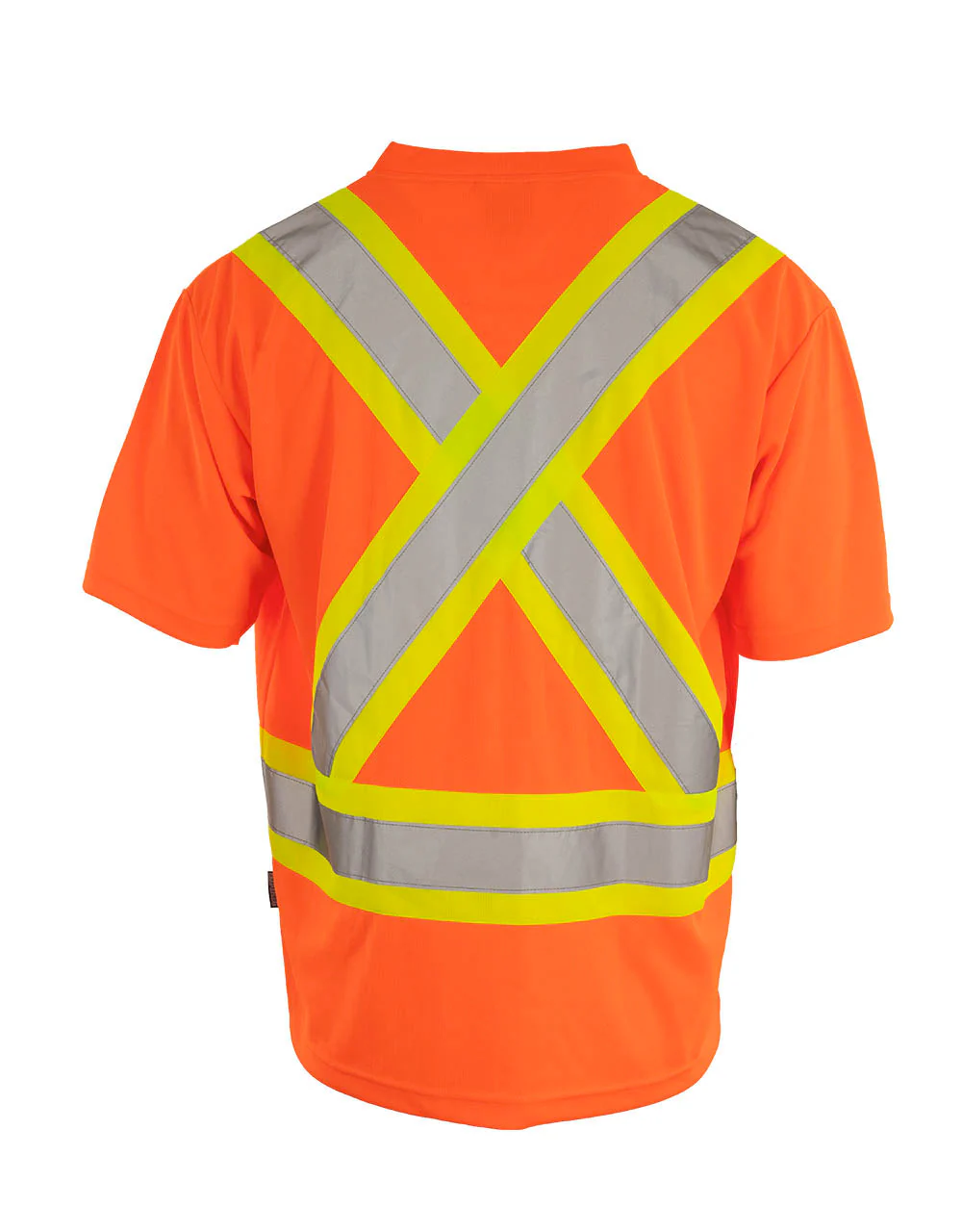 Forcefield Hi Vis V-Neck Short Sleeve Safety Tee Shirt - Image 5