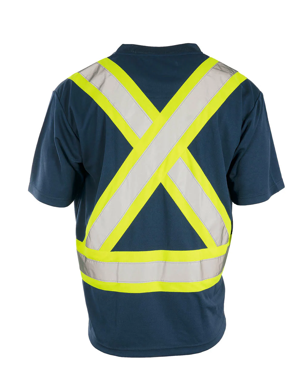 Forcefield Hi Vis V-Neck Short Sleeve Safety Tee Shirt - Image 7