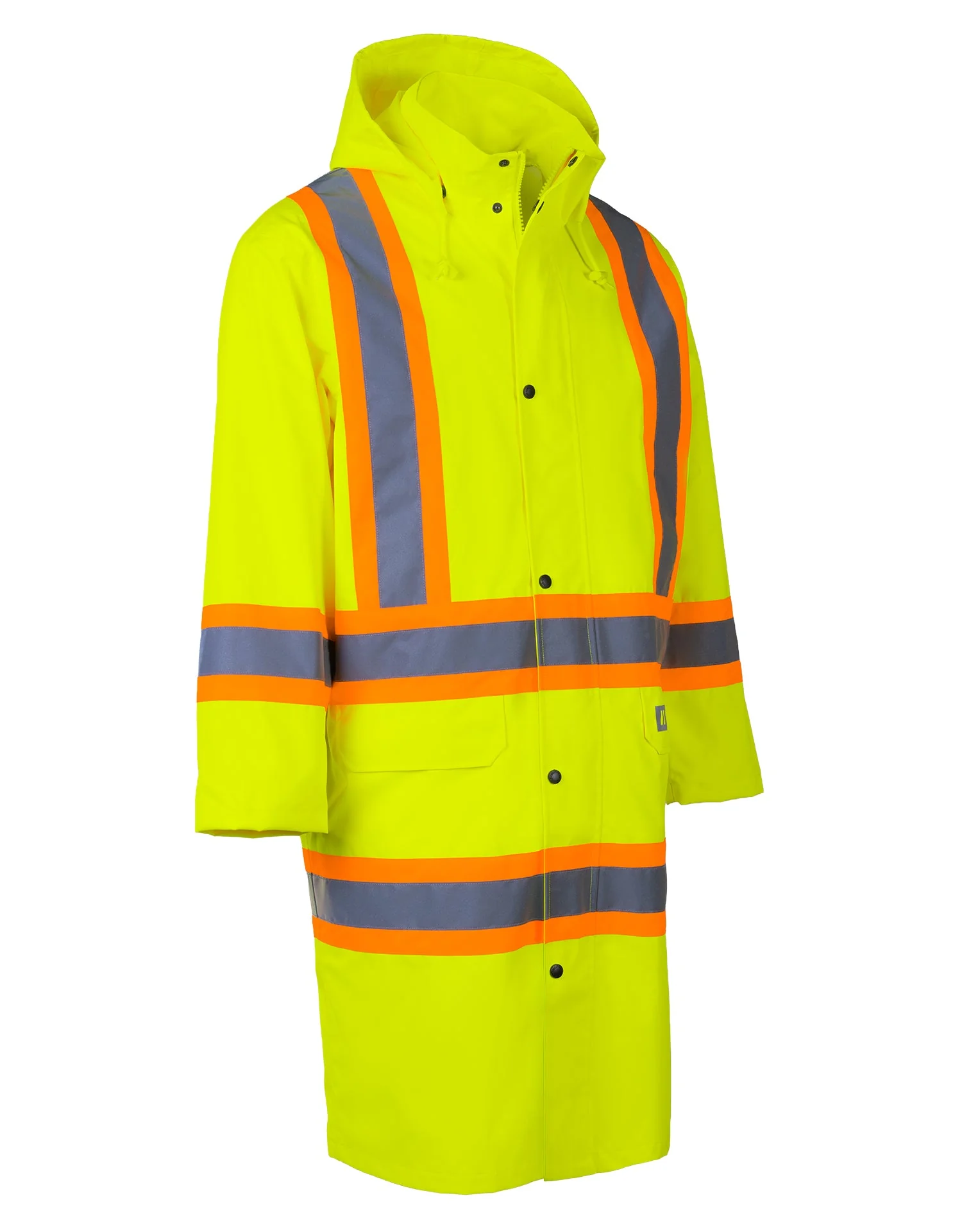 Forcefield Hi Vis WaterproofLong Rain Coat