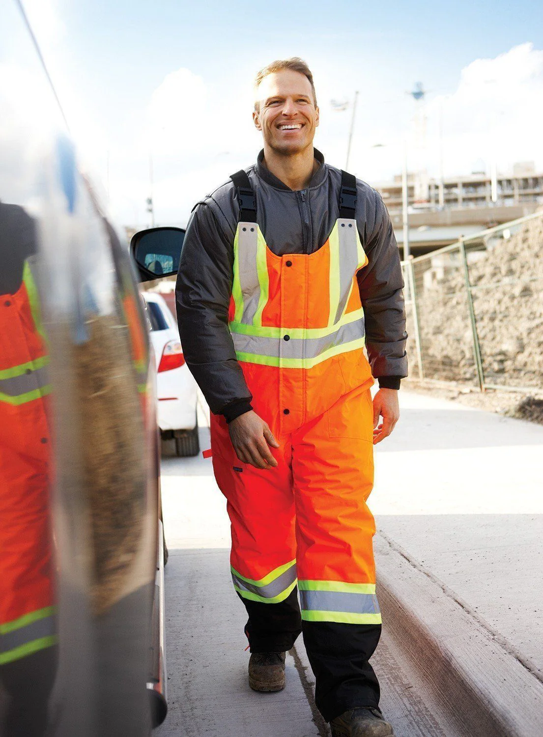 Forcefield Hi Vis Winter Safety Overall - Image 17