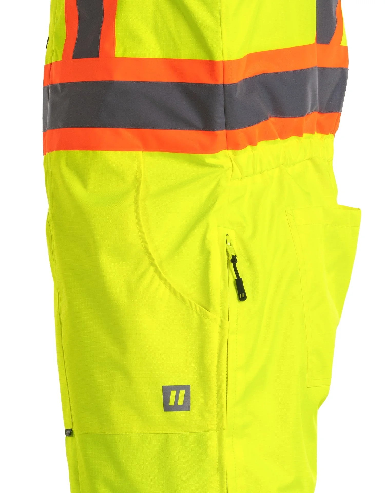 Forcefield Hi Vis Winter Safety Overall (All Lime) - Image 3