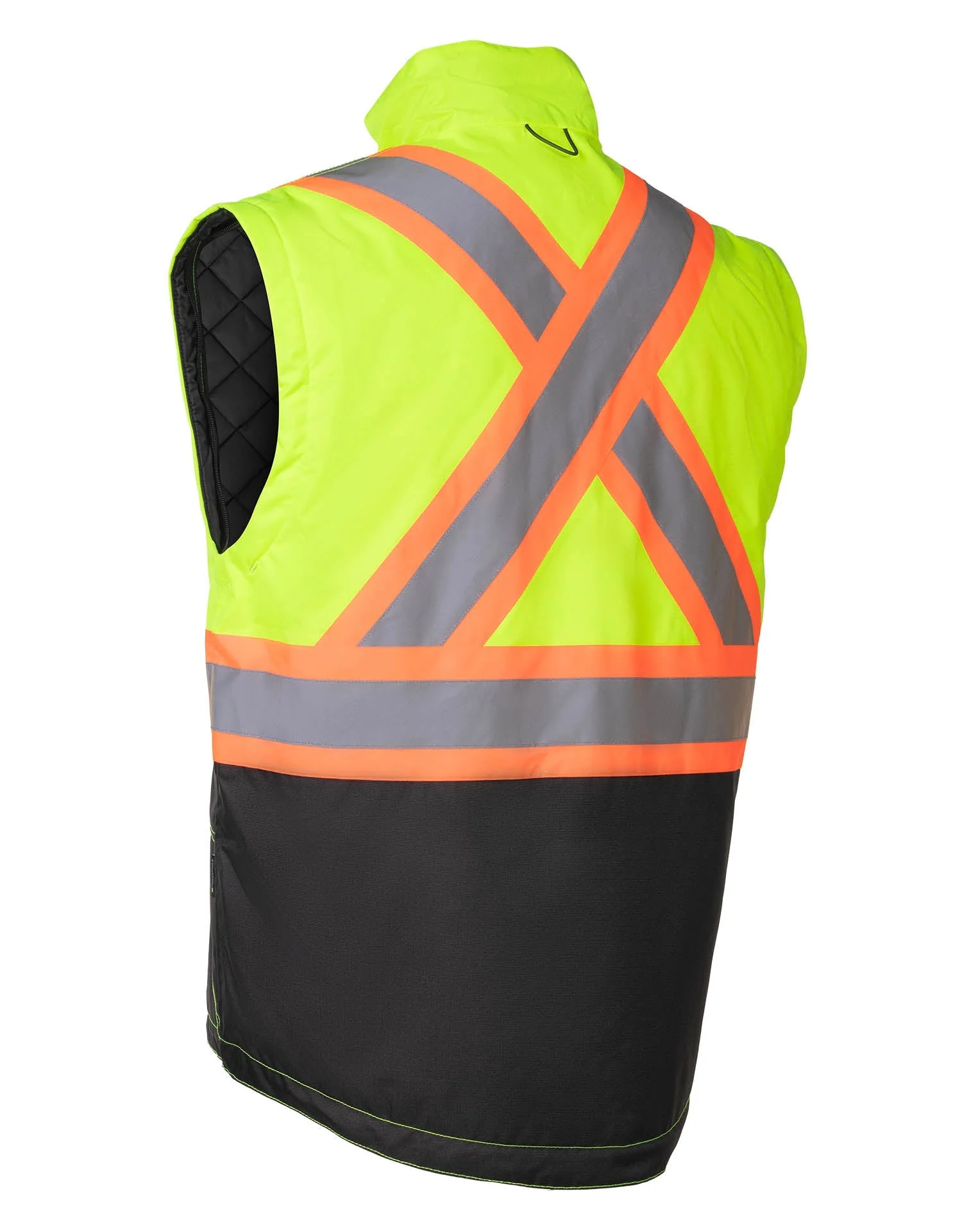 Forcefield Lime "Torngat" Premium Ripstop 4-in-1 Hi-Vis Safety Parka - Image 10