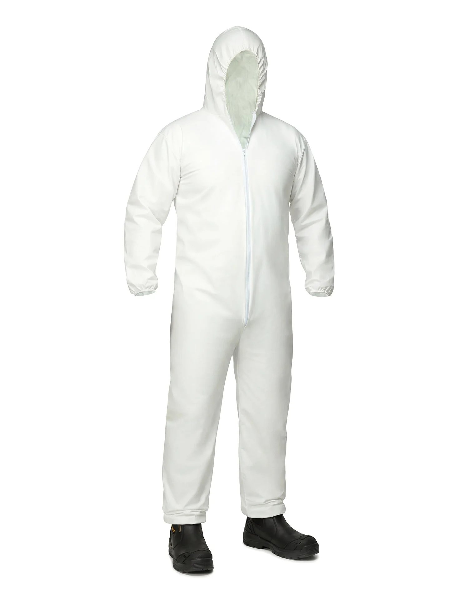 Forcefield Microporous Disposable Hooded Coverall with TPU Film Coating