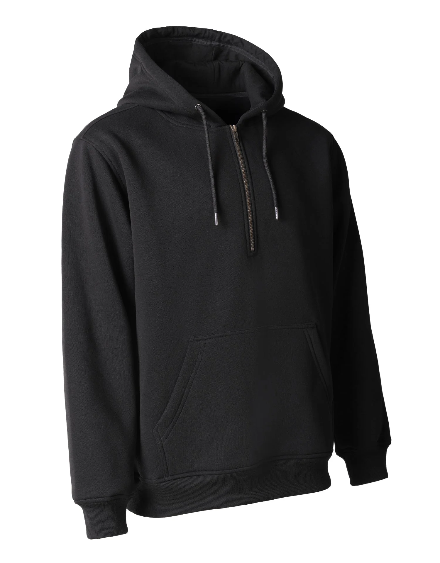 Forcefield Pullover Cotton Blend Fleece Half-Zip Hoodie - Image 3