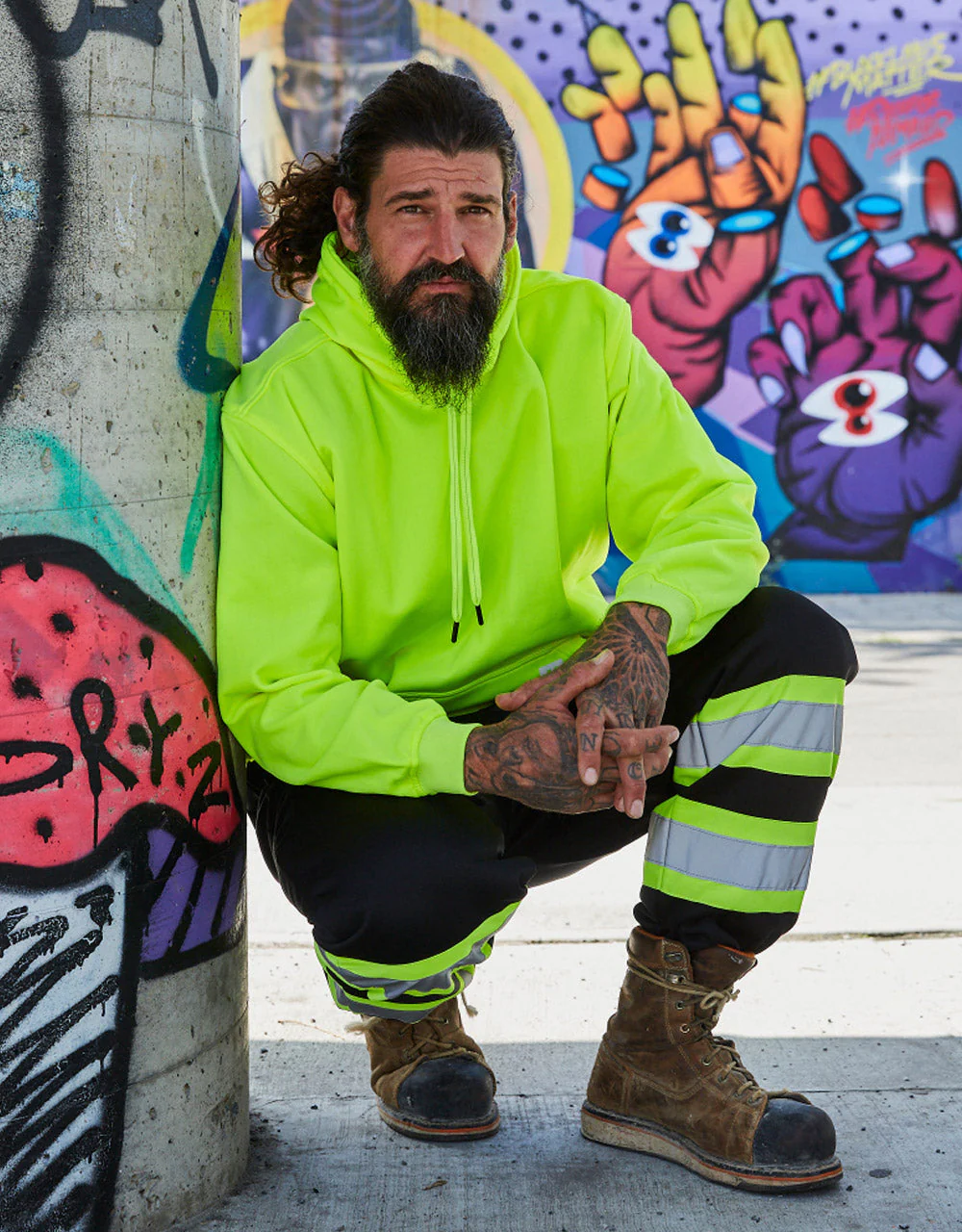 Forcefield Hi Vis Safety Sweatpants - Image 5