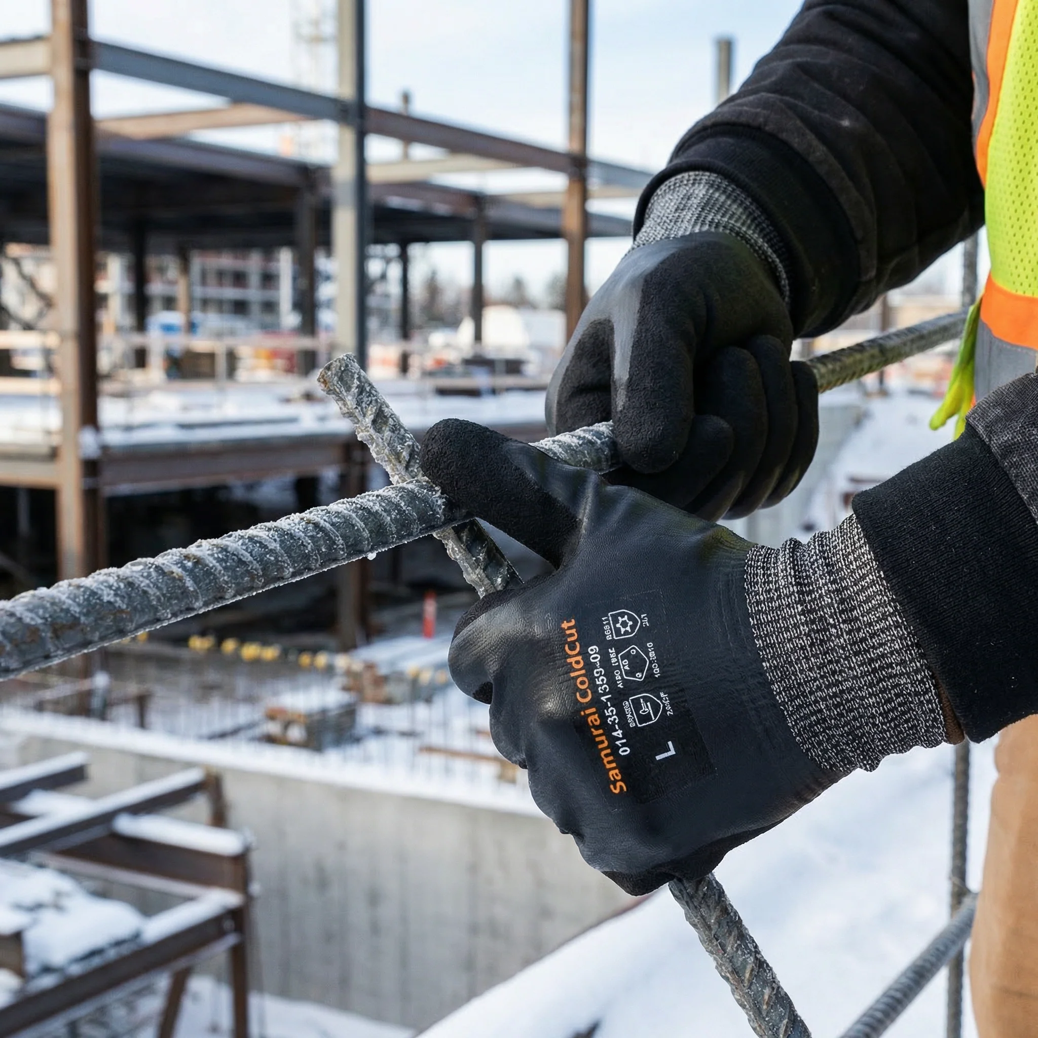 Forcefield “Samurai ColdCut” Cut A6 Winter Lined Gloves - Image 5