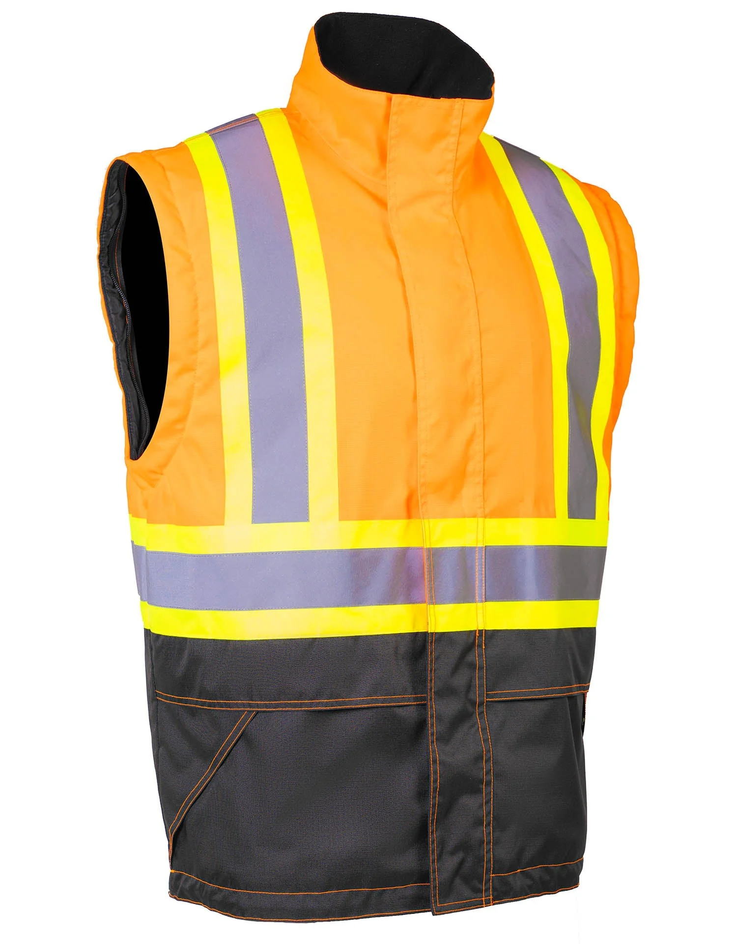 Forcefield "Torngat" Premium Ripstop 4-in-1 Hi-Vis Safety Parka - Image 3