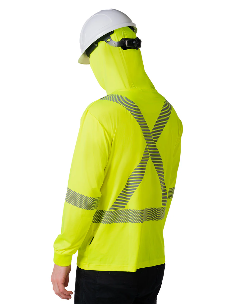 Forcefield Hooded Long Sleeve Ultrasoft Technical Tee - Image 2