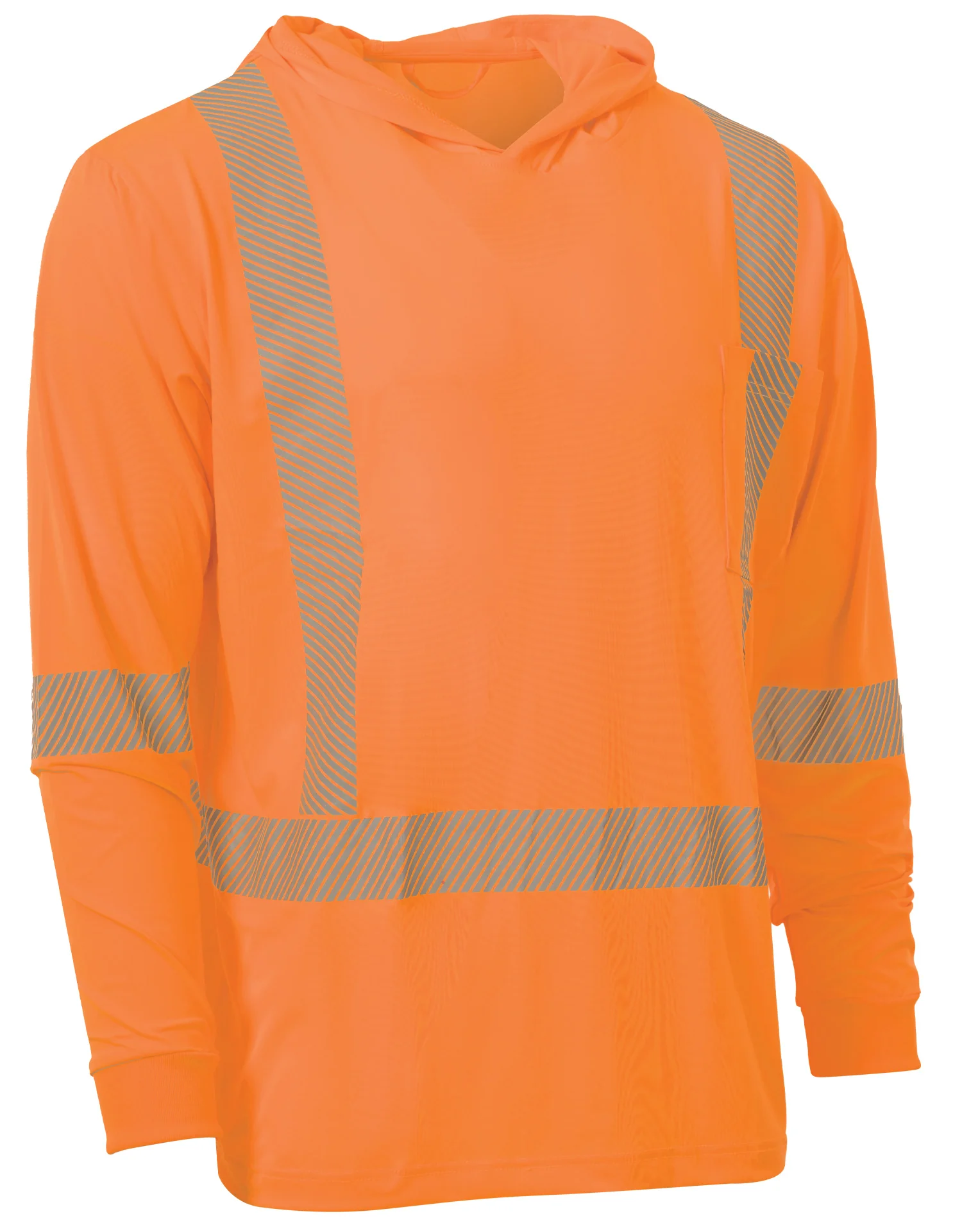 Forcefield Hooded Long Sleeve Ultrasoft Technical Tee - Image 9