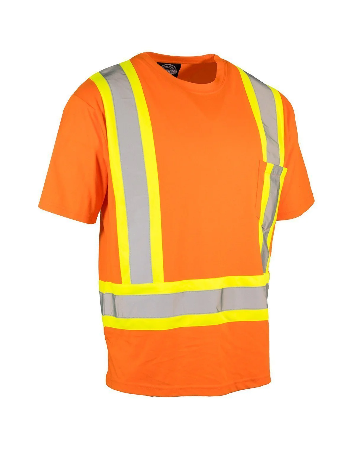 Forcefield Ultracool Poly/Cotton Crew Neck Short Sleeve Safety Tee Shirt with Chest Pocket - Image 2