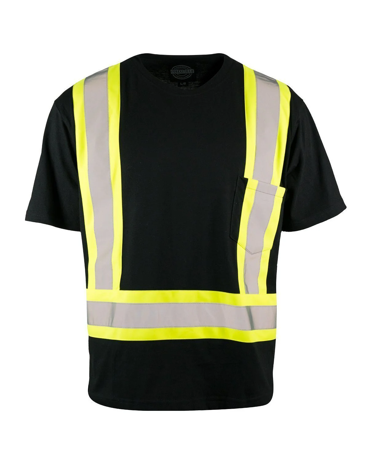 Forcefield Ultracool Poly/Cotton Crew Neck Short Sleeve Safety Tee Shirt with Chest Pocket - Image 6