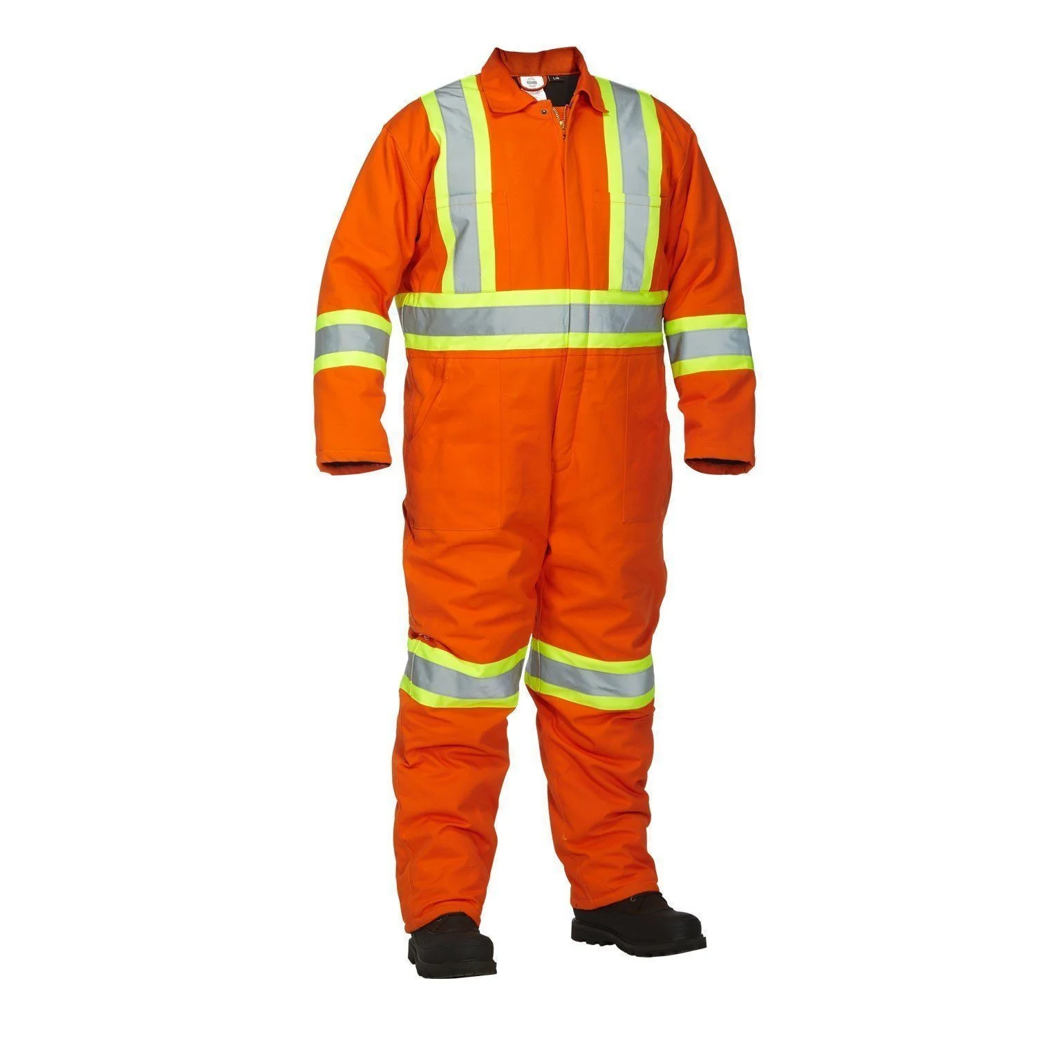 Forcefield Winter Lined Cotton Canvas Safety Coverall