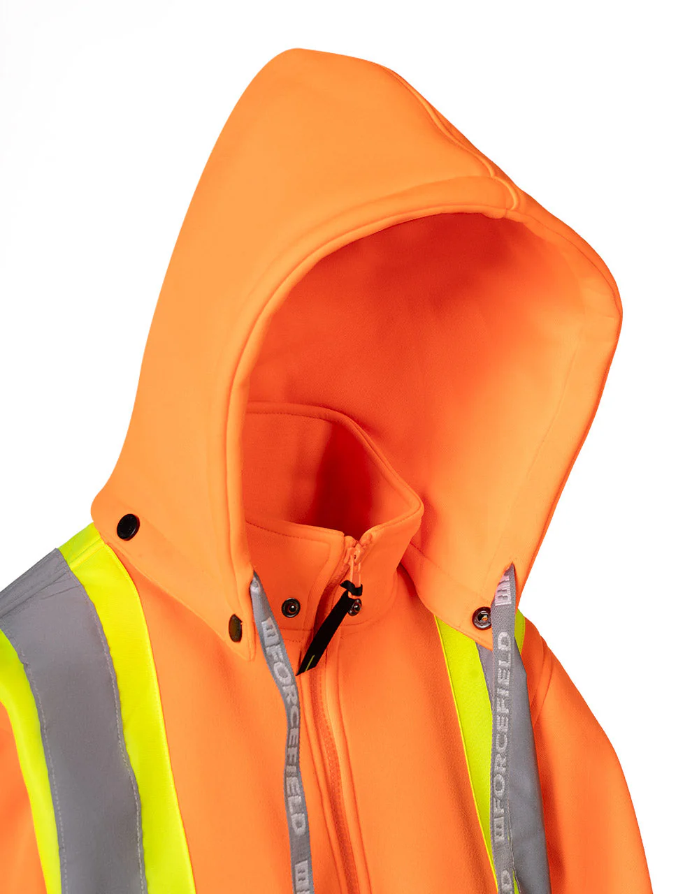 Forcefield Women's Hi Vis Safety Hoodie with Detachable Hood - Image 5