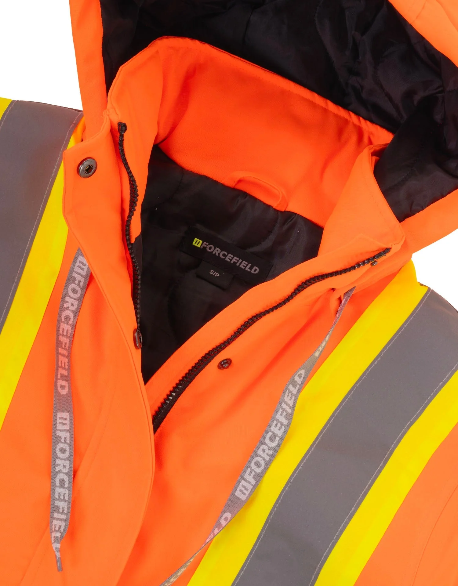 Forcefield Women's Hi-Vis Safety Parka with Detachable Hood - Image 4