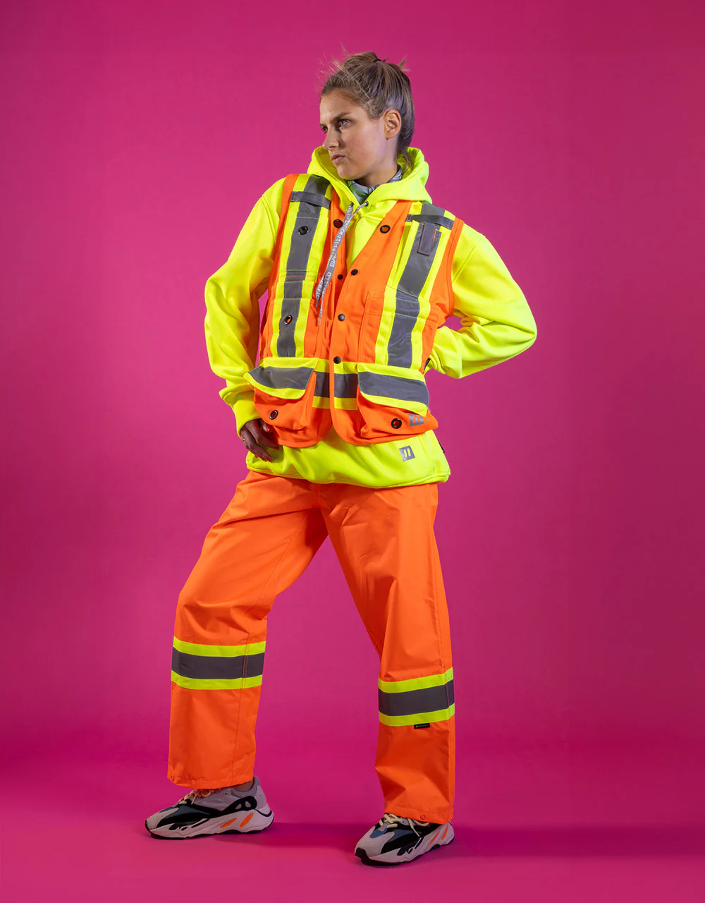Forcefield Women's Hi Vis Safety Surveyor's Vest - Image 7