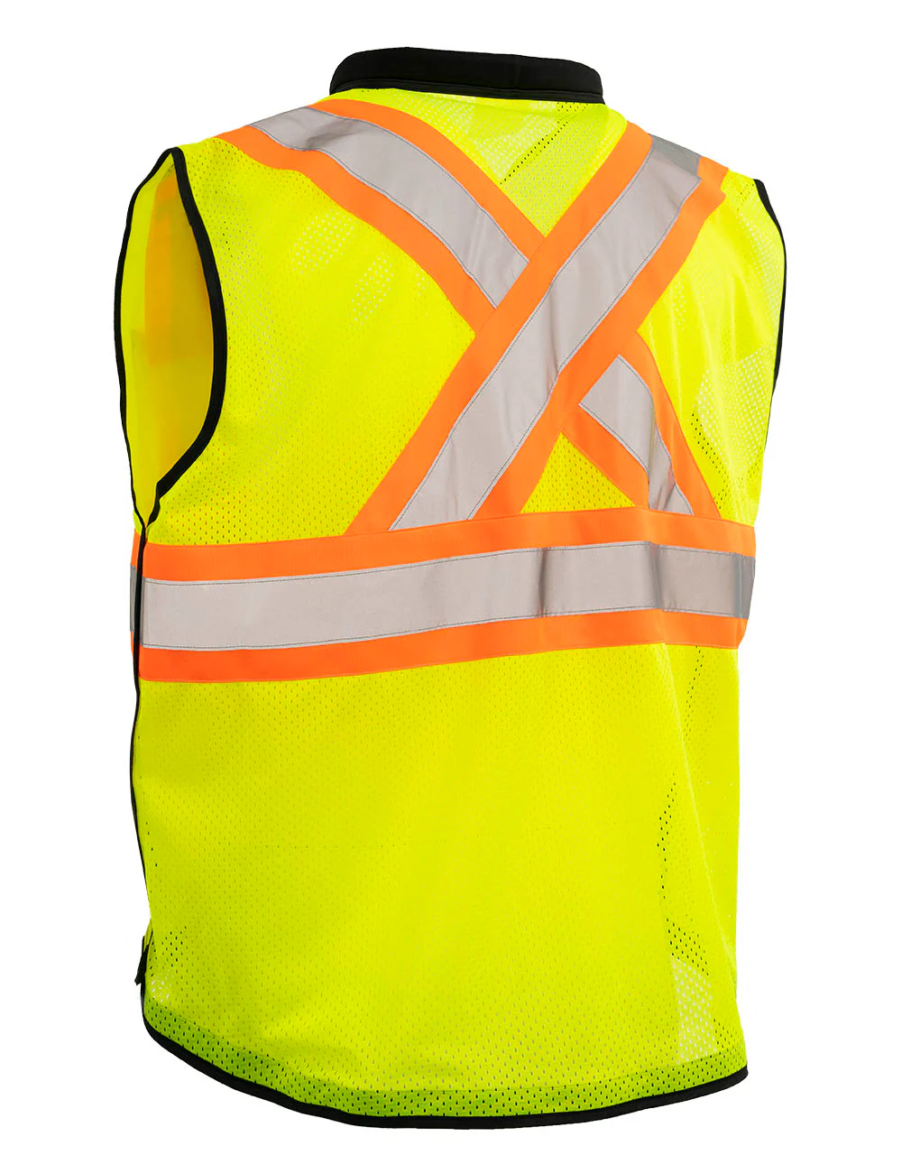 Forcefield Zip-Up Hi Vis Traffic Safety Vest - Image 2
